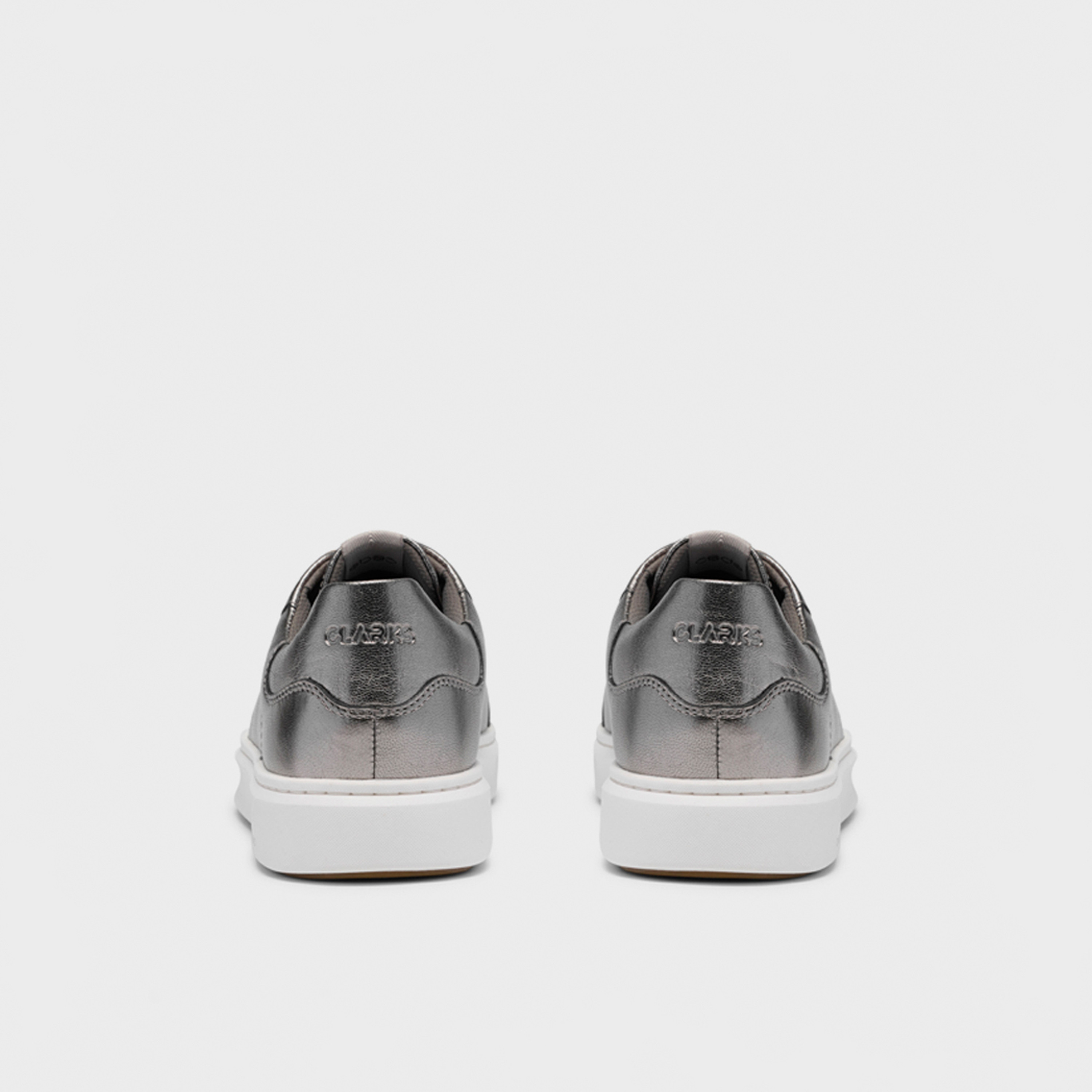 Clarks Women's Leather Lace-Up Low-Ankle Sneakers | 26327910-women-shoes-sneakers-image-3