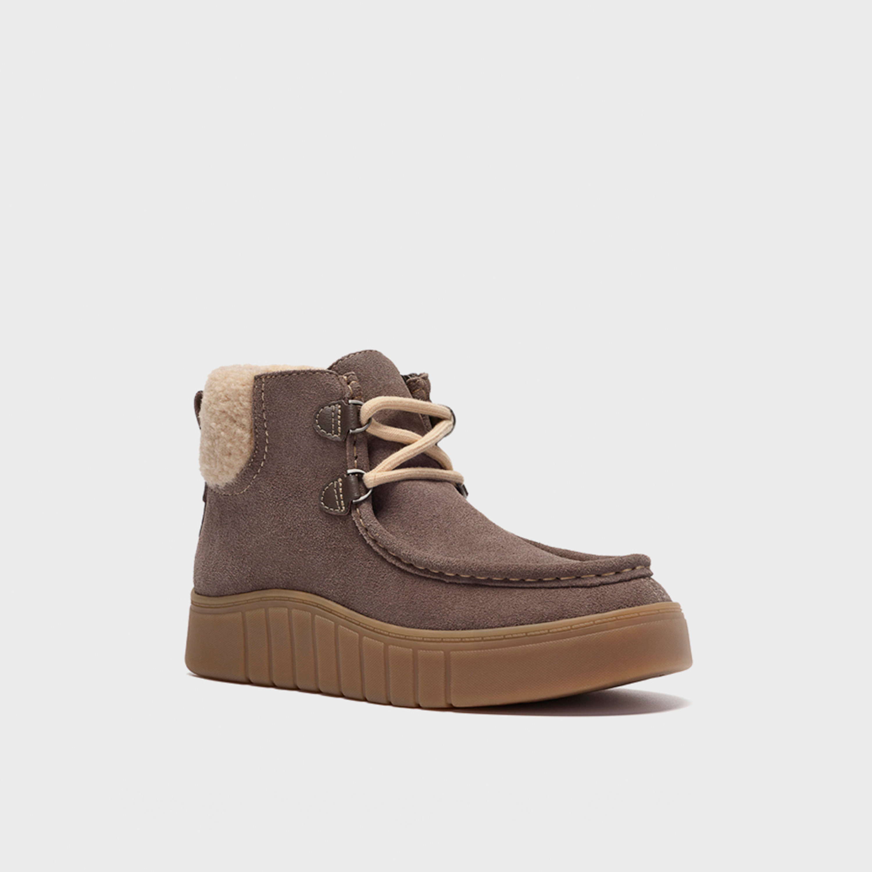 Clarks Women's Suede Lace-Up Ankle Boots | 26328339-women-shoes-boots-image-1