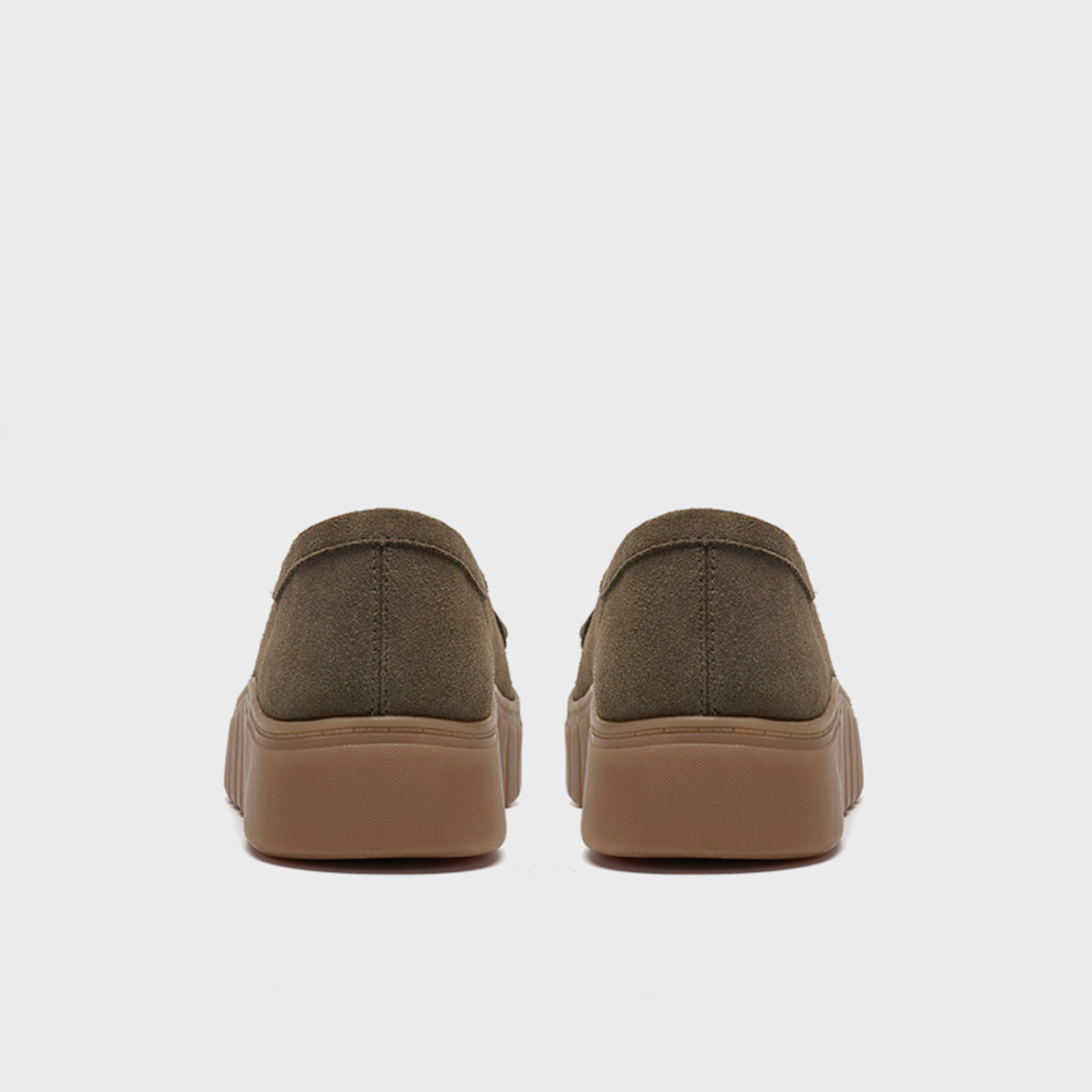 Clarks Women's Suede Lace-Up Low-Ankle Sneakers | 26328341-women-shoes-sneakers-image-3
