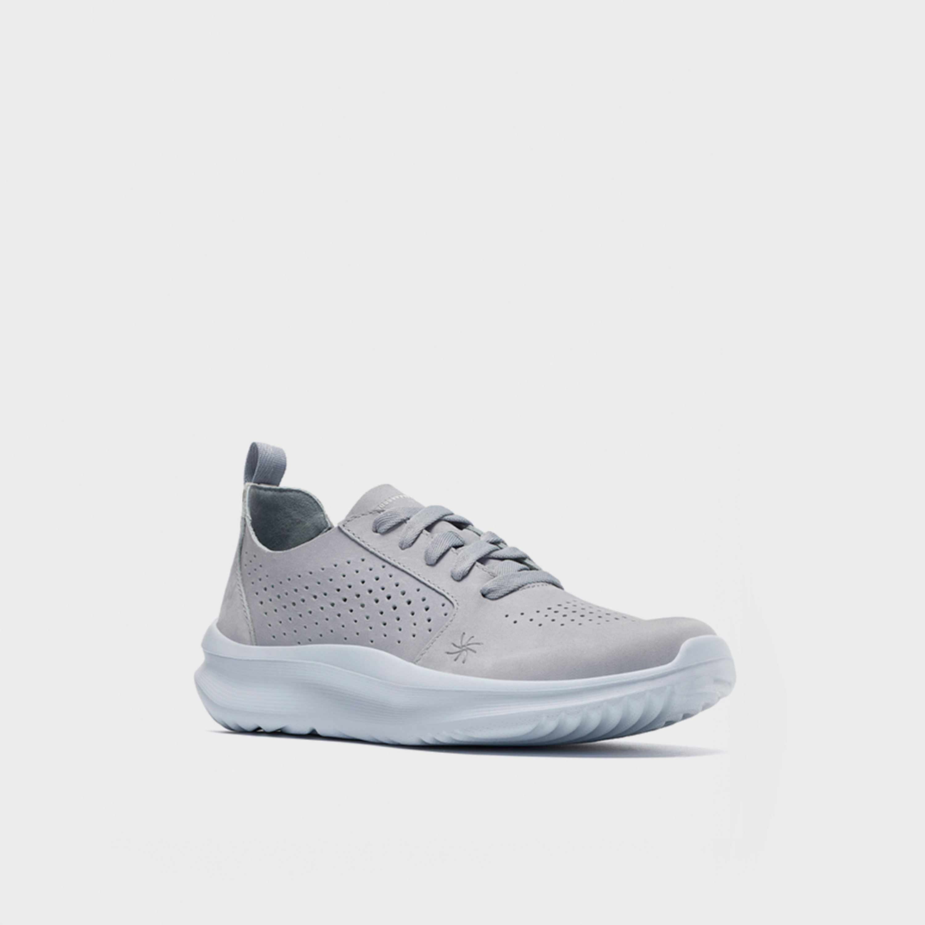 Clarks Women's Nubuck Lace-Up Low-Ankle Sneakers | 26328964-women-shoes-sneakers-image-1