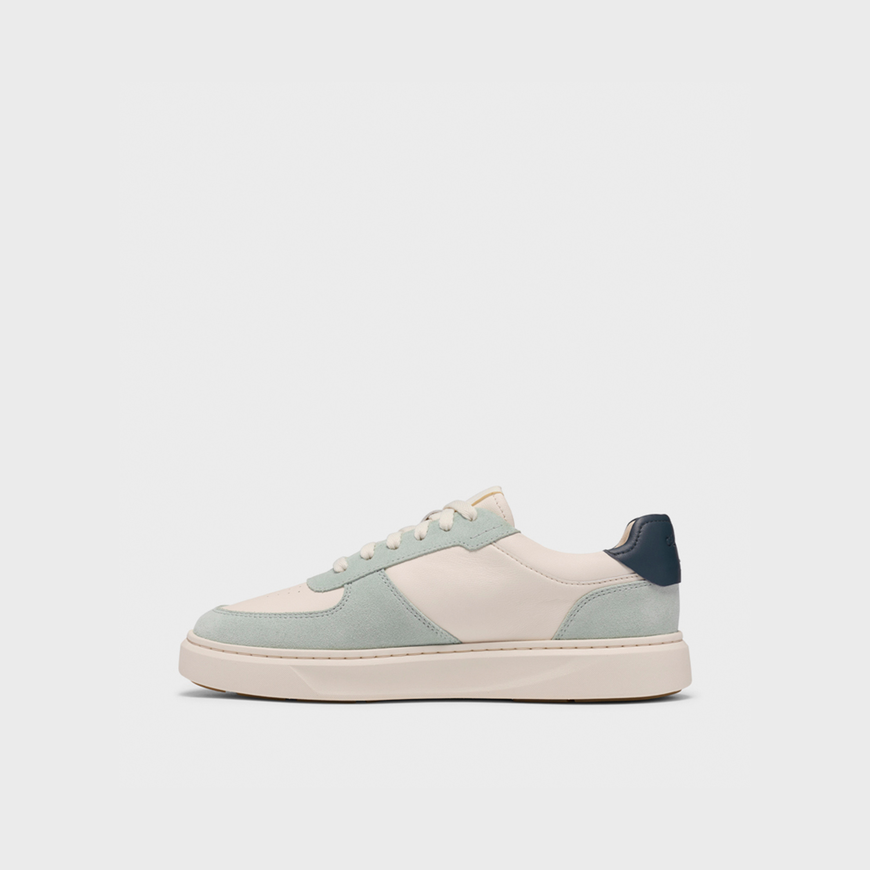 Clarks Women's Leather Lace-Up Low-Ankle Sneakers | 26329017-women-shoes-sneakers-image-2