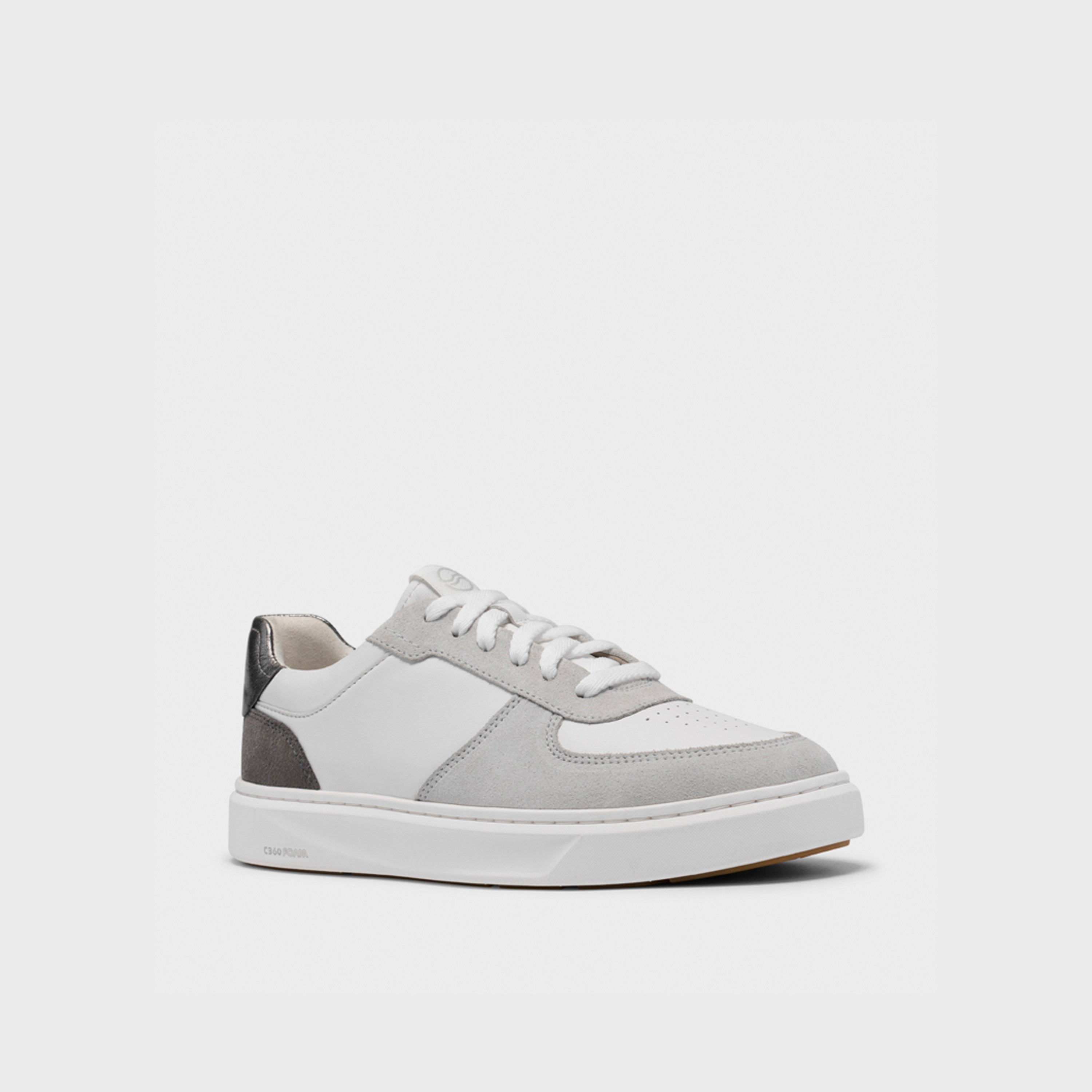 Clarks Women's Leather Lace-Up Low-Ankle Sneakers | 26329475-women-shoes-sneakers-image-1