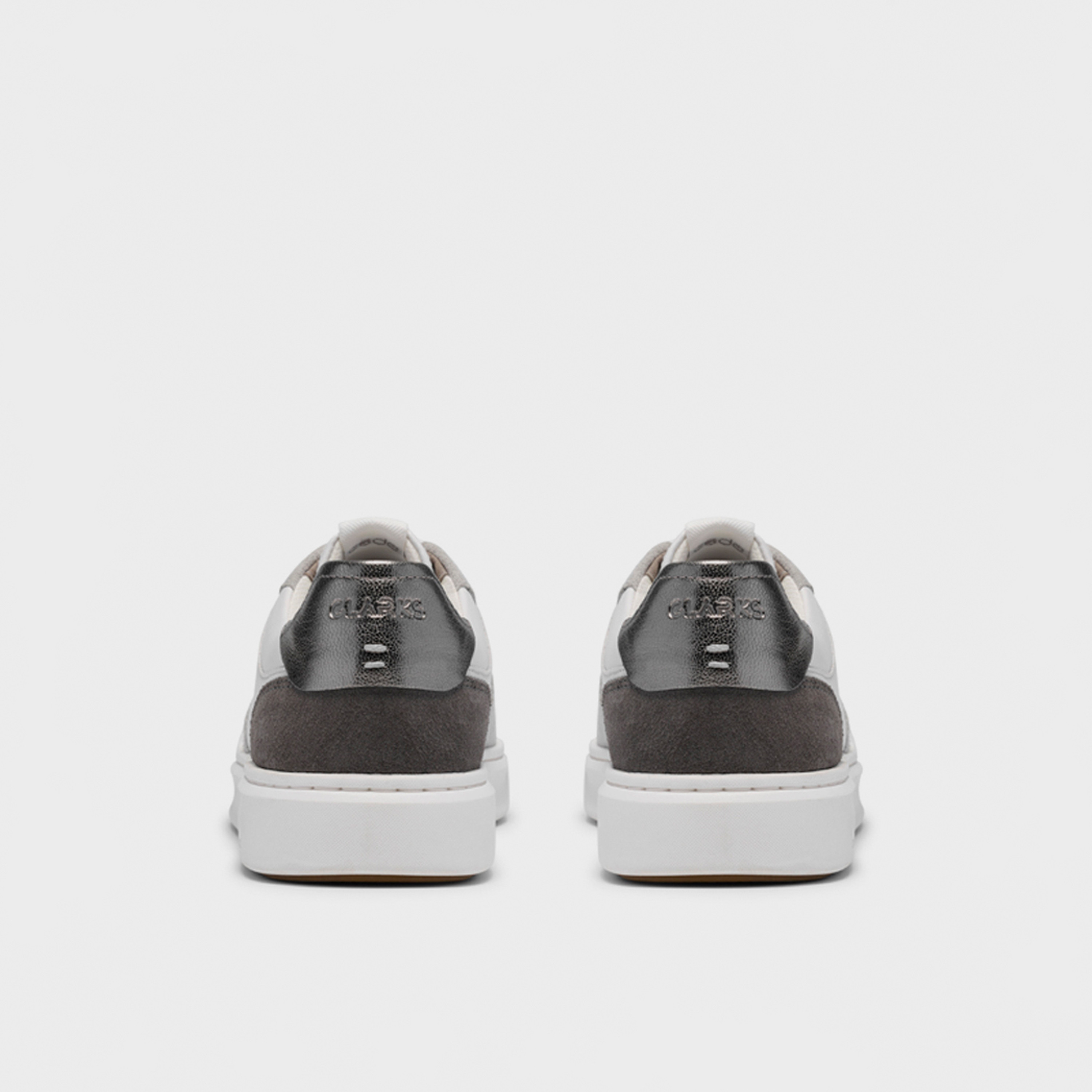 Clarks Women's Leather Lace-Up Low-Ankle Sneakers | 26329475-women-shoes-sneakers-image-3