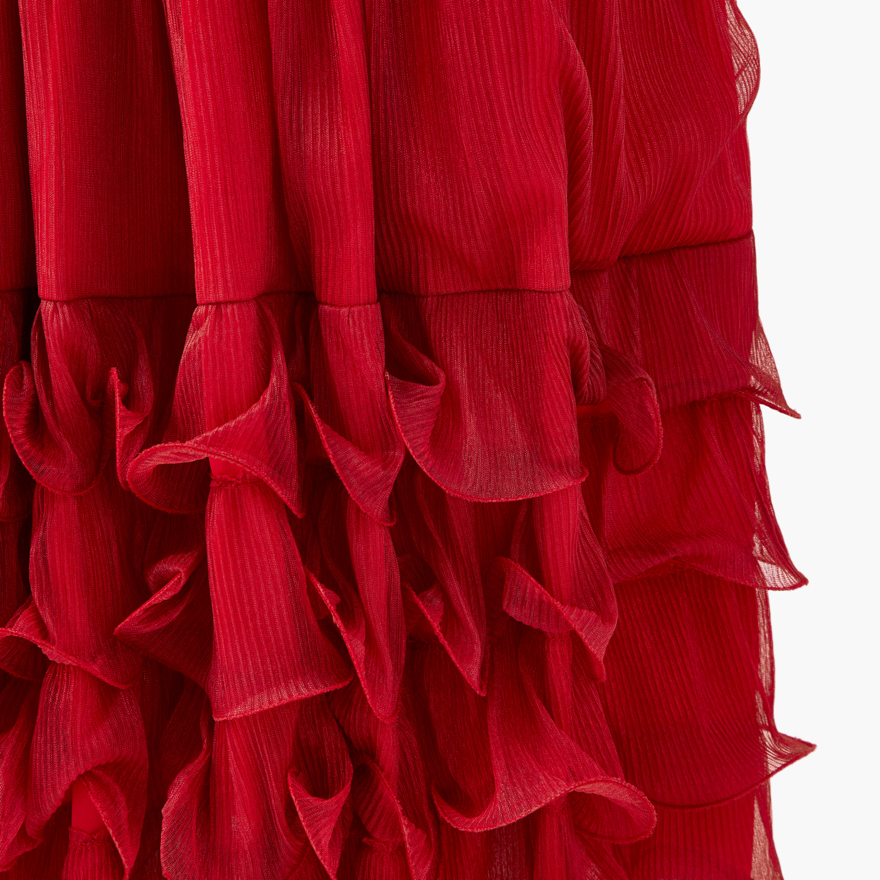 Golden Apple Pleated Maxi Polyester Dress with V-neck-women-clothing-dresses-image-11