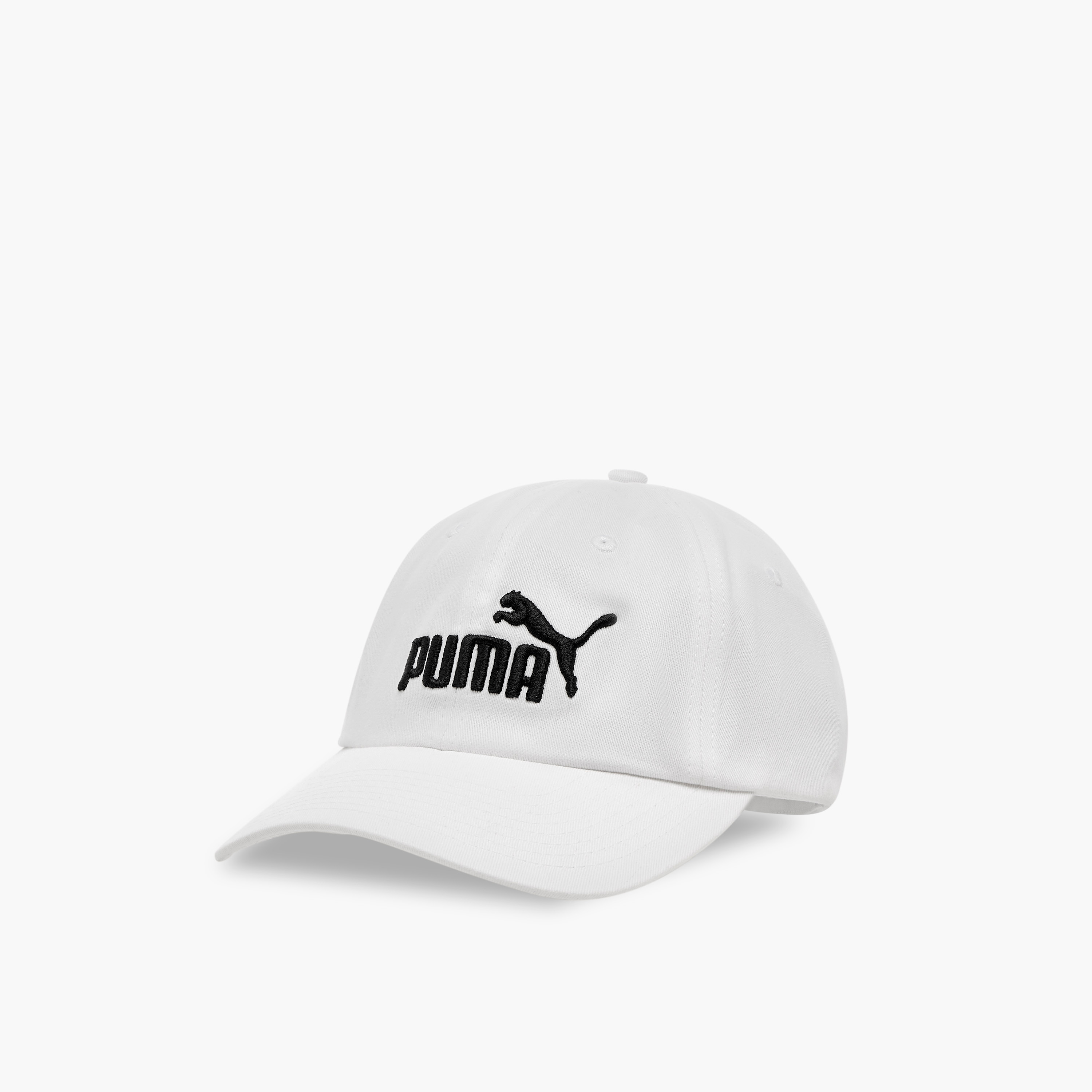 PUMA Logo Embroidered Cap with Hook and Loop Strap Closure-boys-accessories-caps-image-2