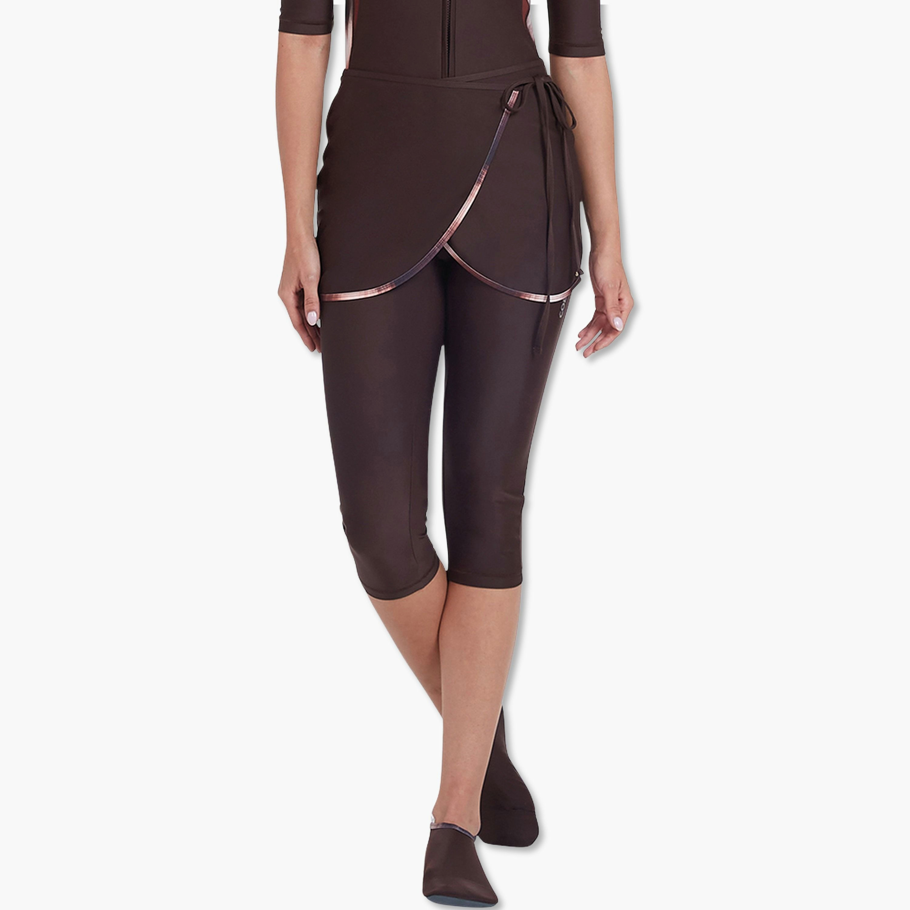 Coega Women's Swim Wrap - Chocolate Tie Dye-sports-gear-swimming-women-image-1