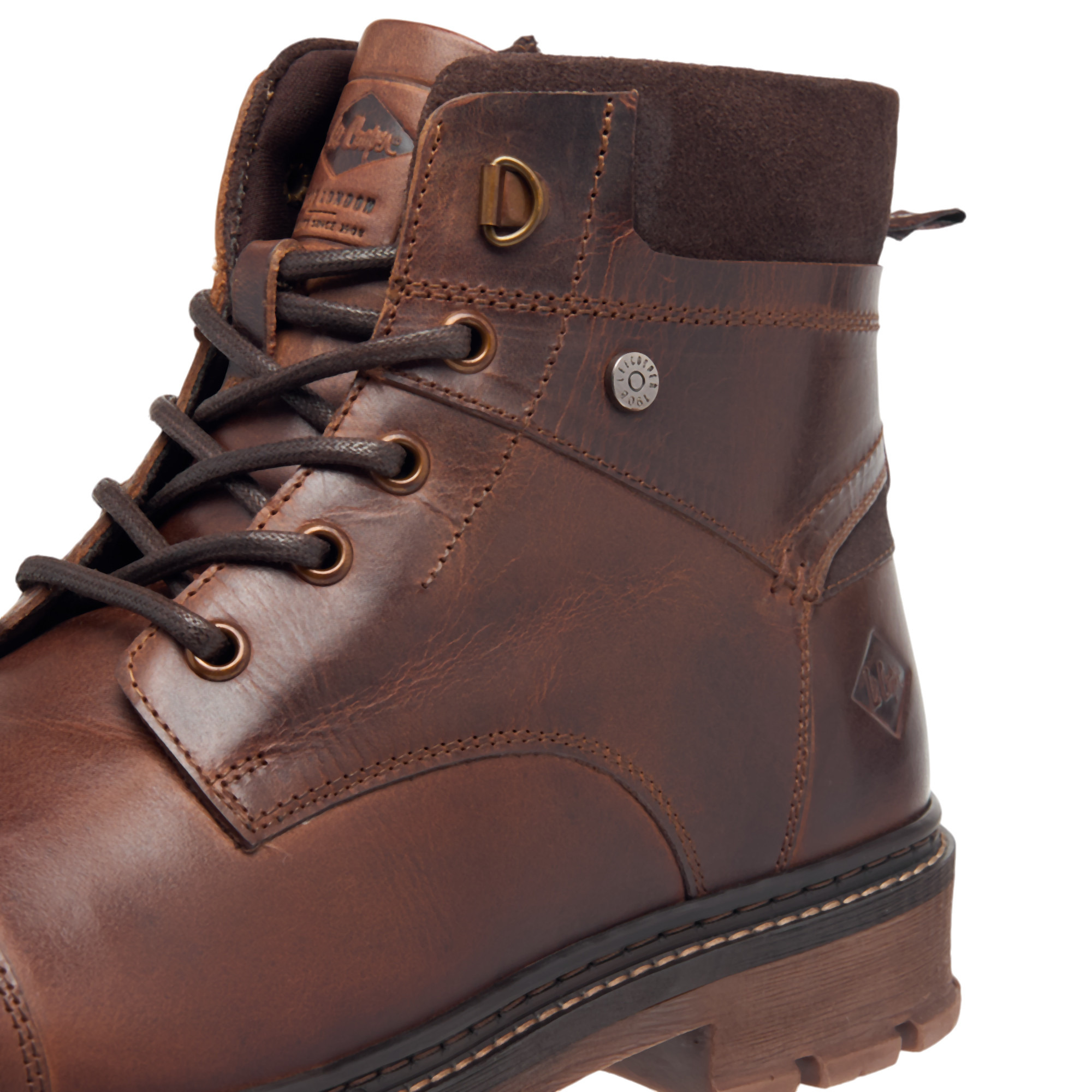 Lee Cooper Men's Leather Textured Chukka Boots with Zip Closure-men-shoes-boots-image-6
