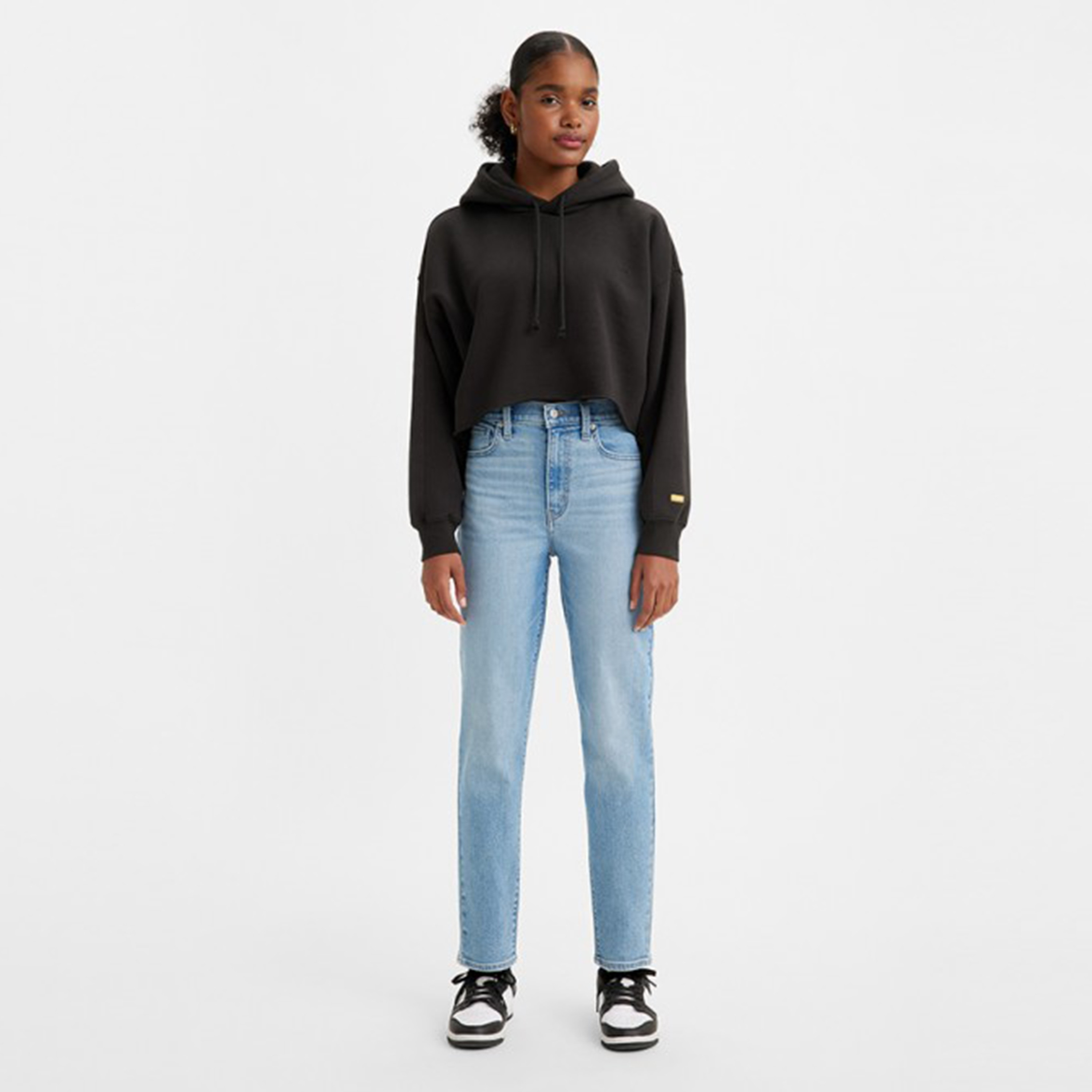 بنطال جينز من ليفايز بلون انديجو ذو موم فت وجيب مرتفع الارتفاع-women-clothing-bottoms-jeans-image-3