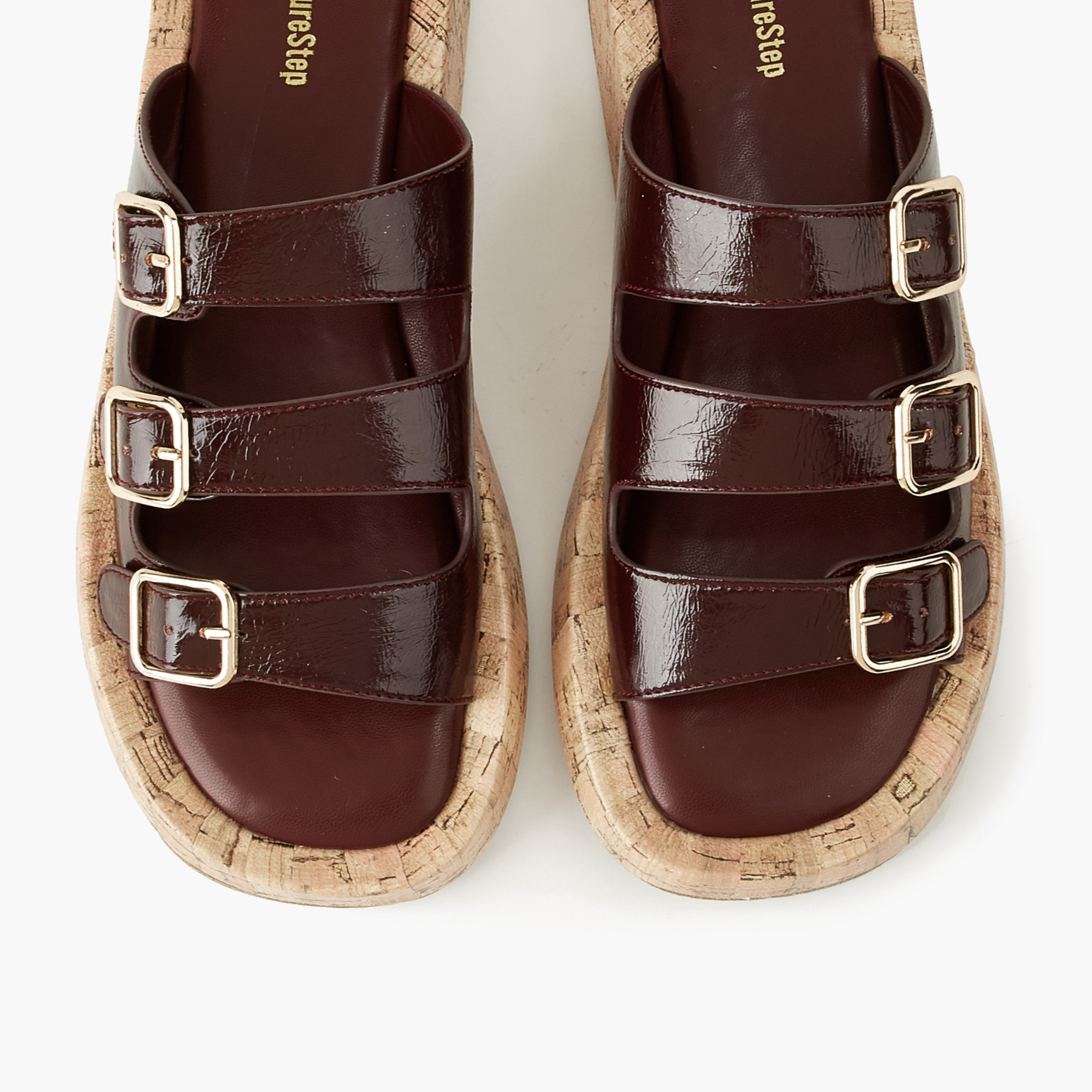 صندل للنساء بثلاثة إبزيمات من شورستيب-women-shoes-sandals-heeled-image-1