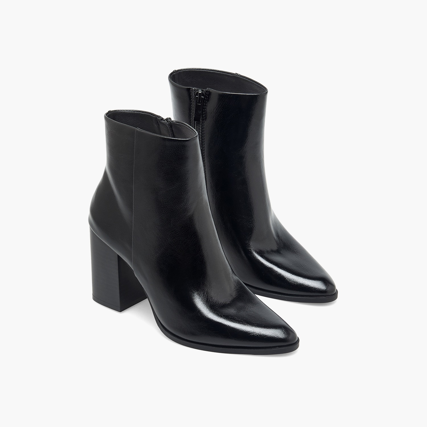 بوت كاحل بكعب عريض للنساء من سيليست-women-shoes-boots-image-1