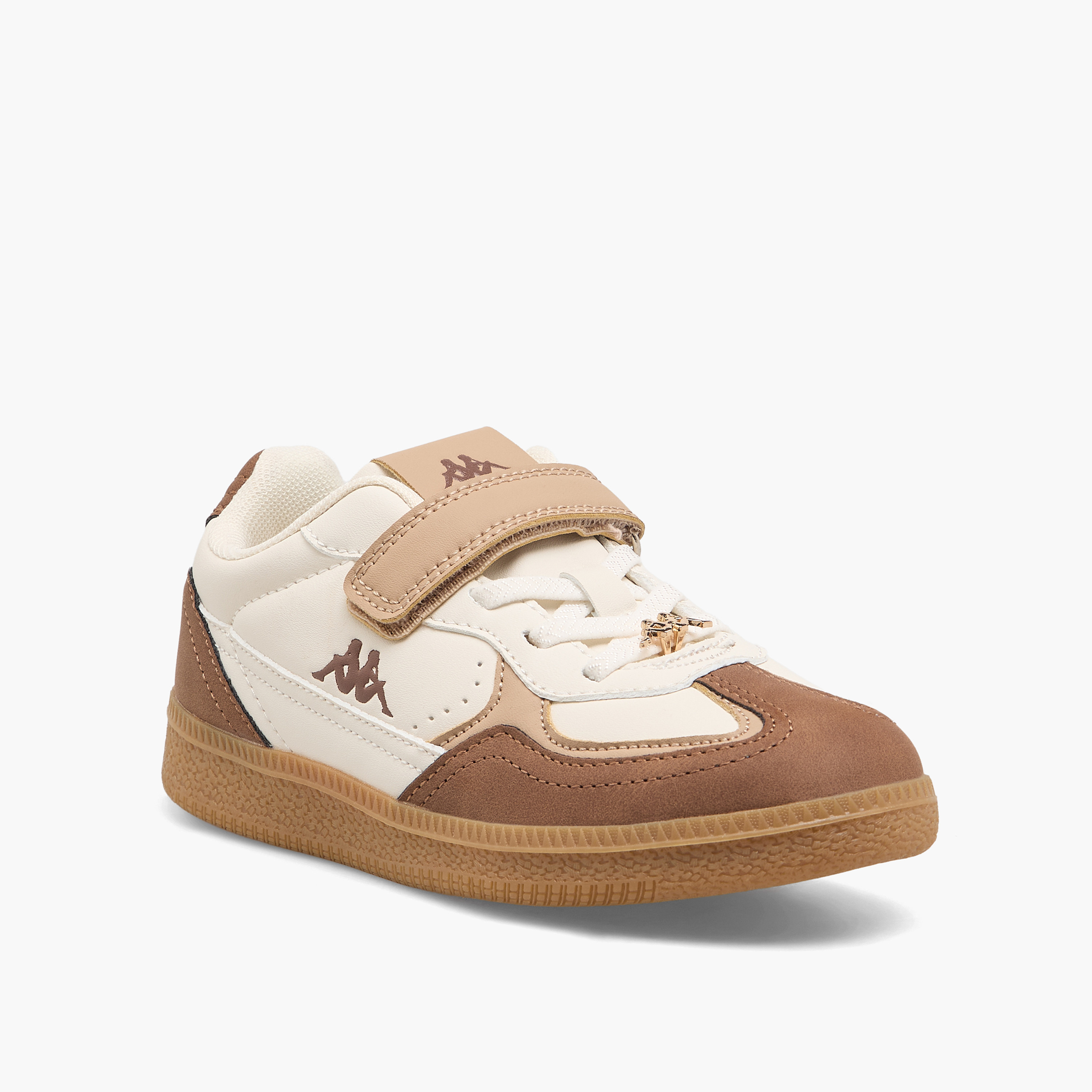 Kappa Boys Panelled Hook & Loop Sports Shoes-sports-boys-shoes-image-2