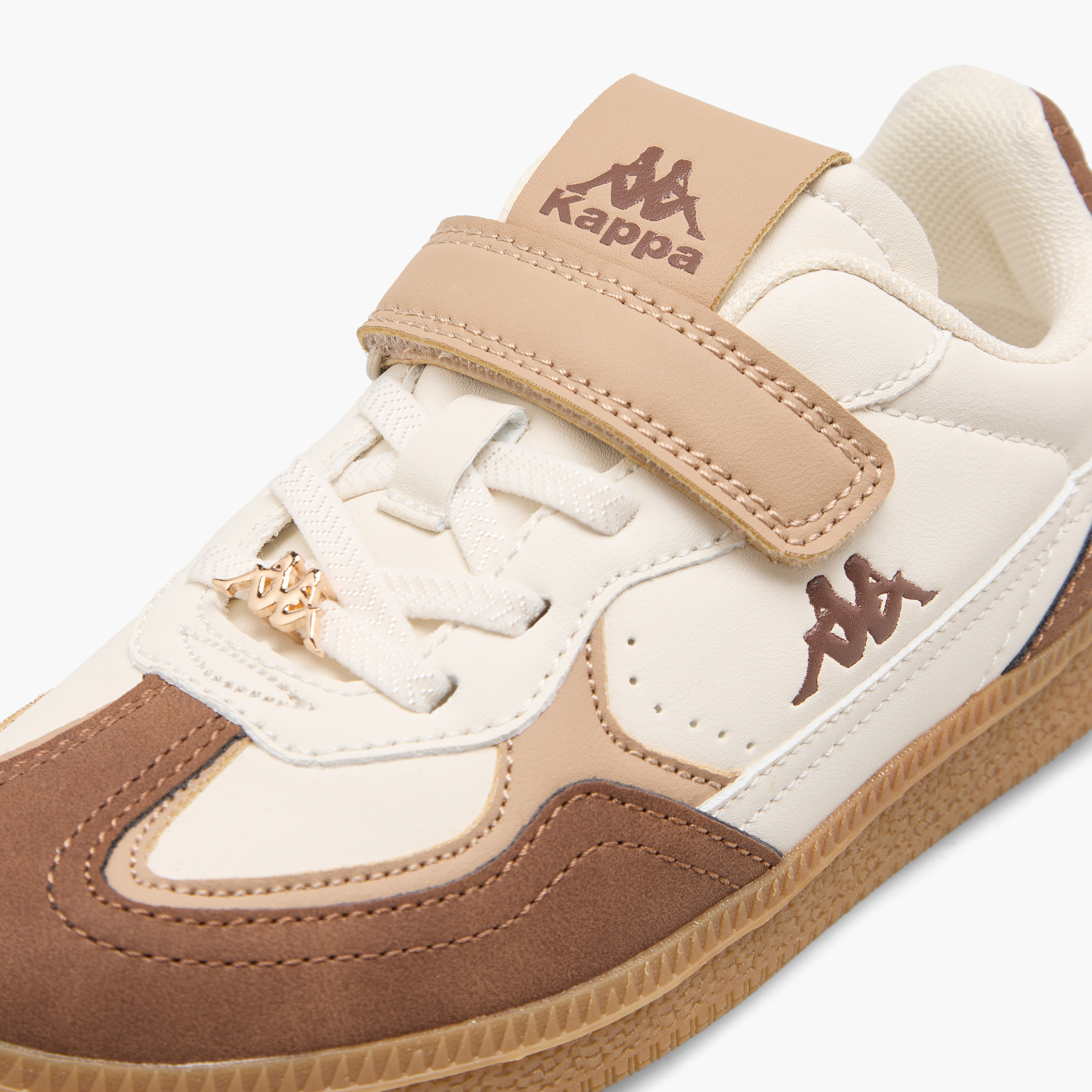 Kappa Boys Panelled Hook & Loop Sports Shoes-sports-boys-shoes-image-5