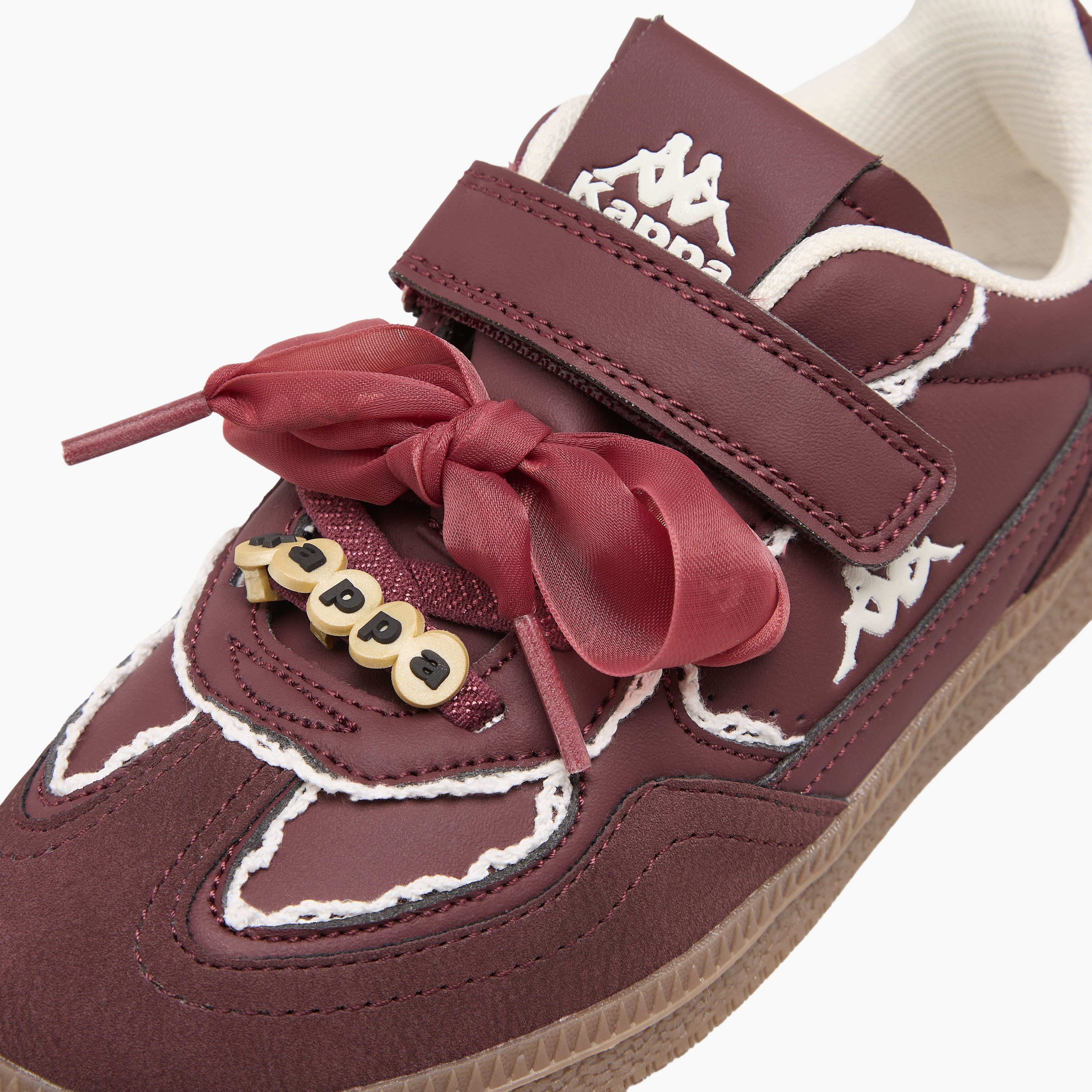 حذاء للفتيات بشريط لاصق وتفاصيل دانتيل من كابا-girls-shoes-sneakers-image-4