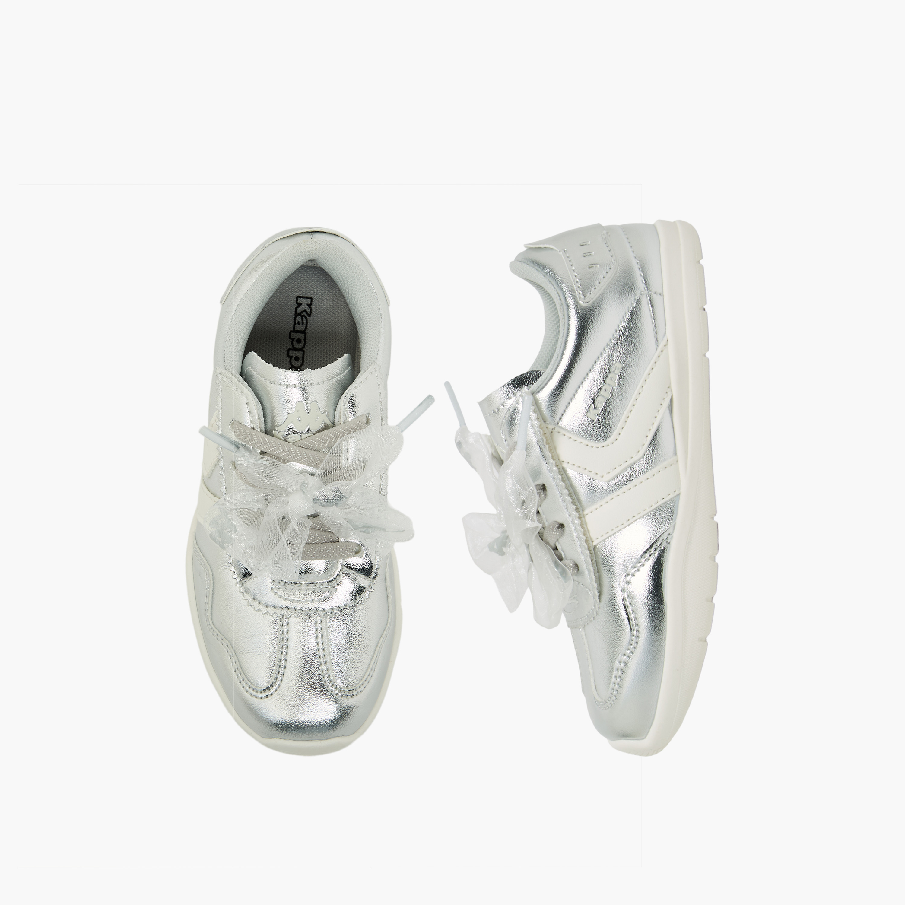 Kappa Girls Bow Lace-Up Ankle Sneakers-girls-shoes-sneakers-image-1