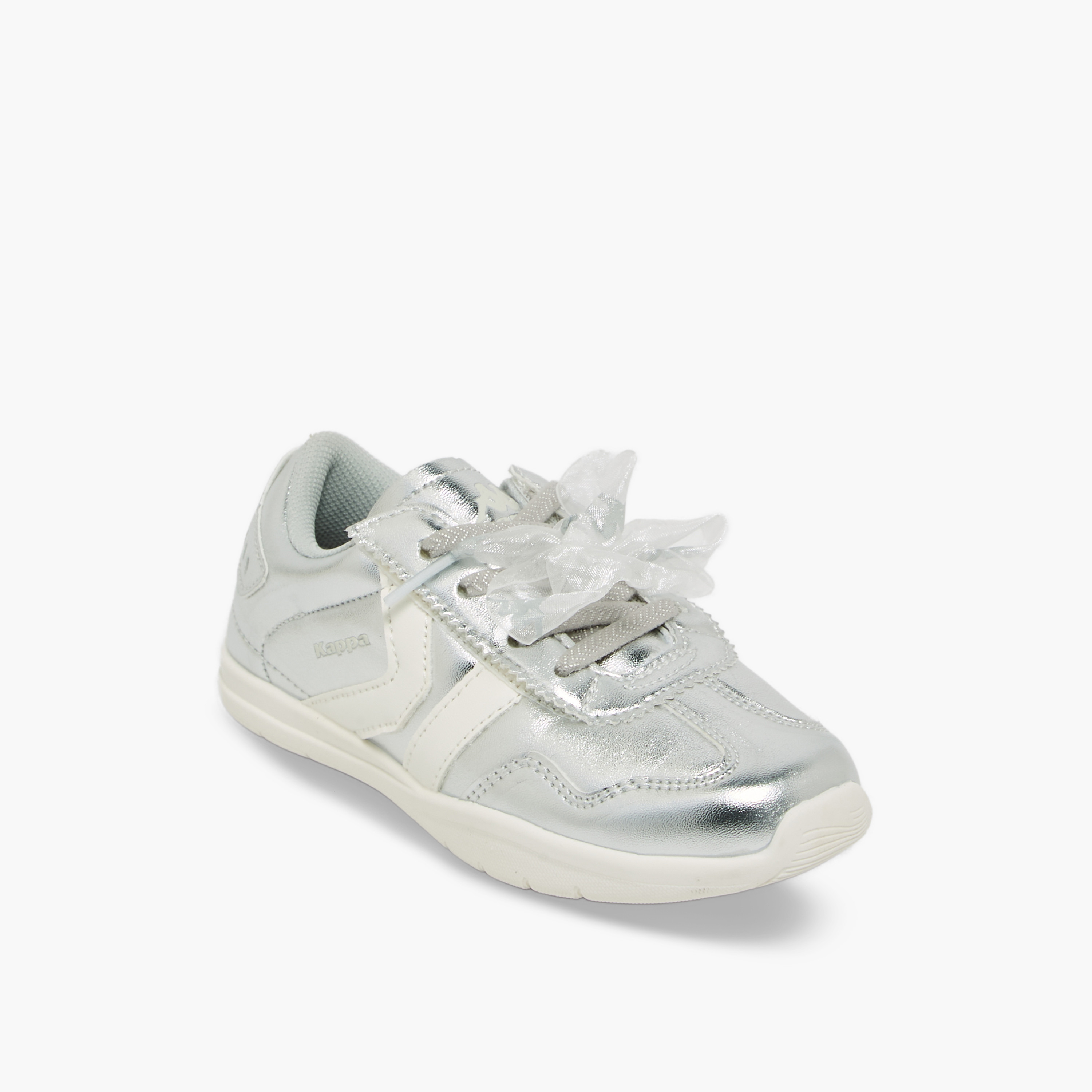 Kappa Girls Bow Lace-Up Ankle Sneakers-girls-shoes-sneakers-image-2