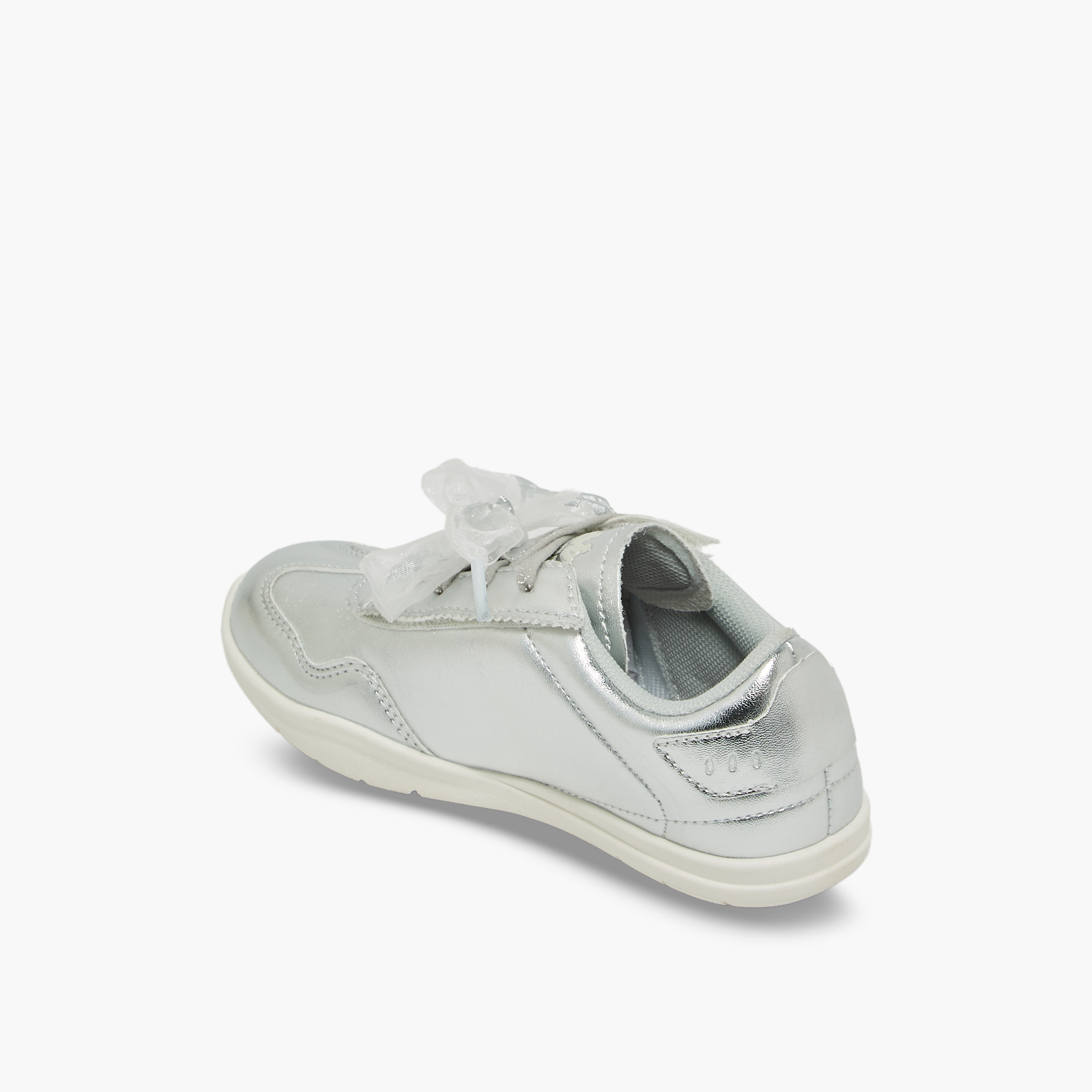 Kappa Girls Bow Lace-Up Ankle Sneakers-girls-shoes-sneakers-image-5