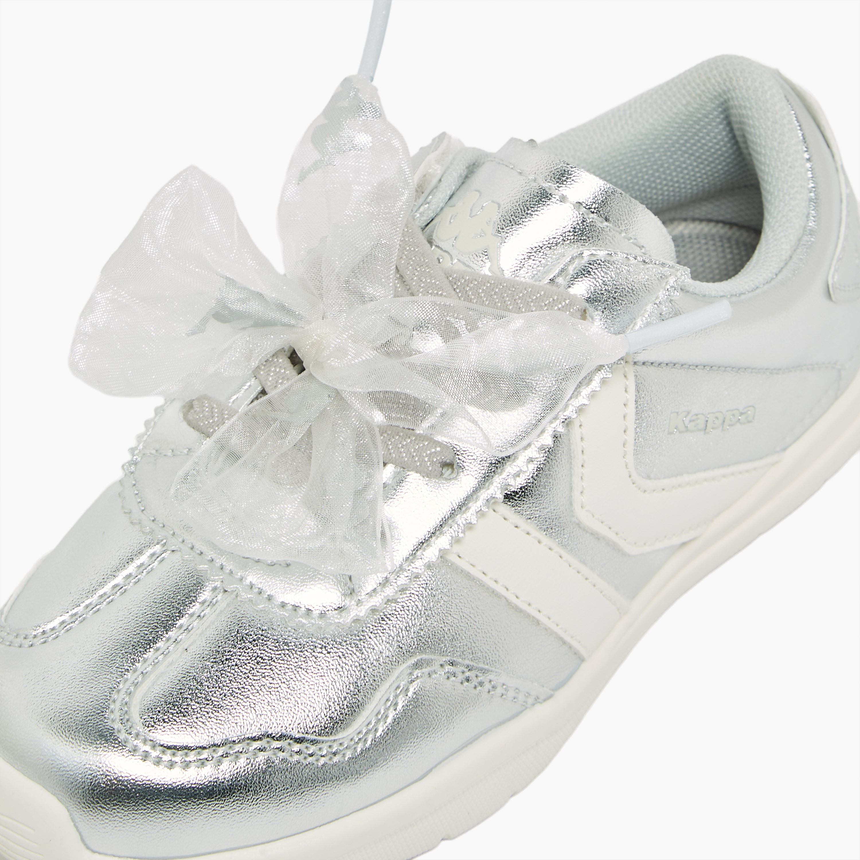 Kappa Girls Bow Lace-Up Ankle Sneakers-girls-shoes-sneakers-image-7