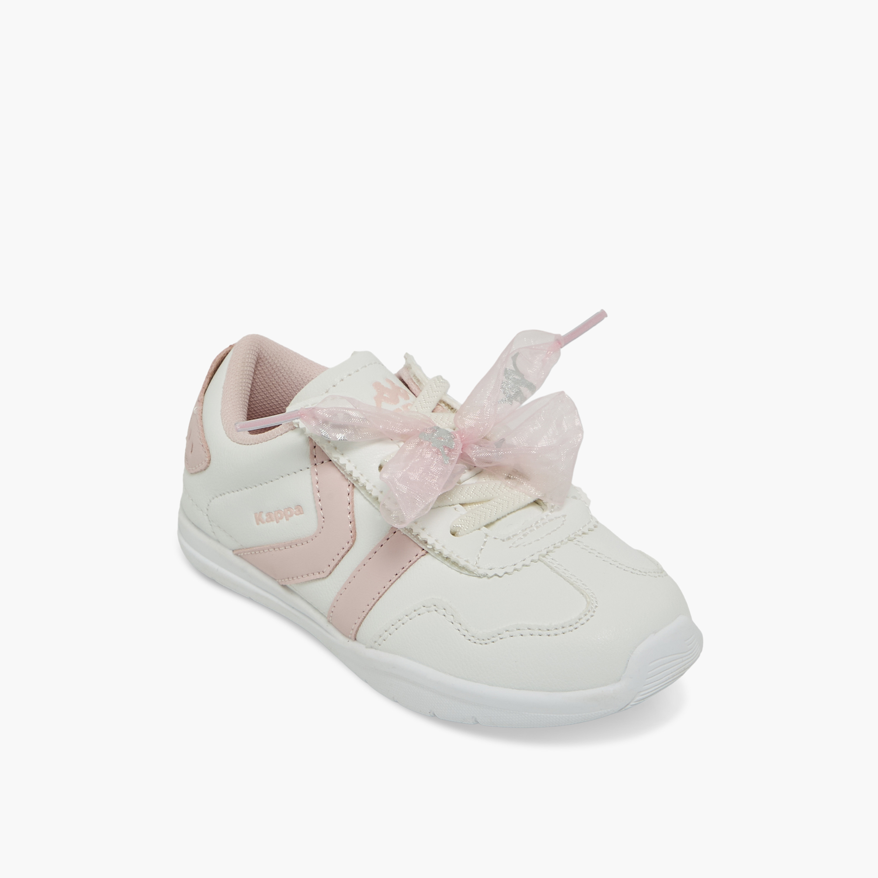 Kappa Girls Bow Lace-Up Ankle Sneakers-girls-shoes-sneakers-image-2