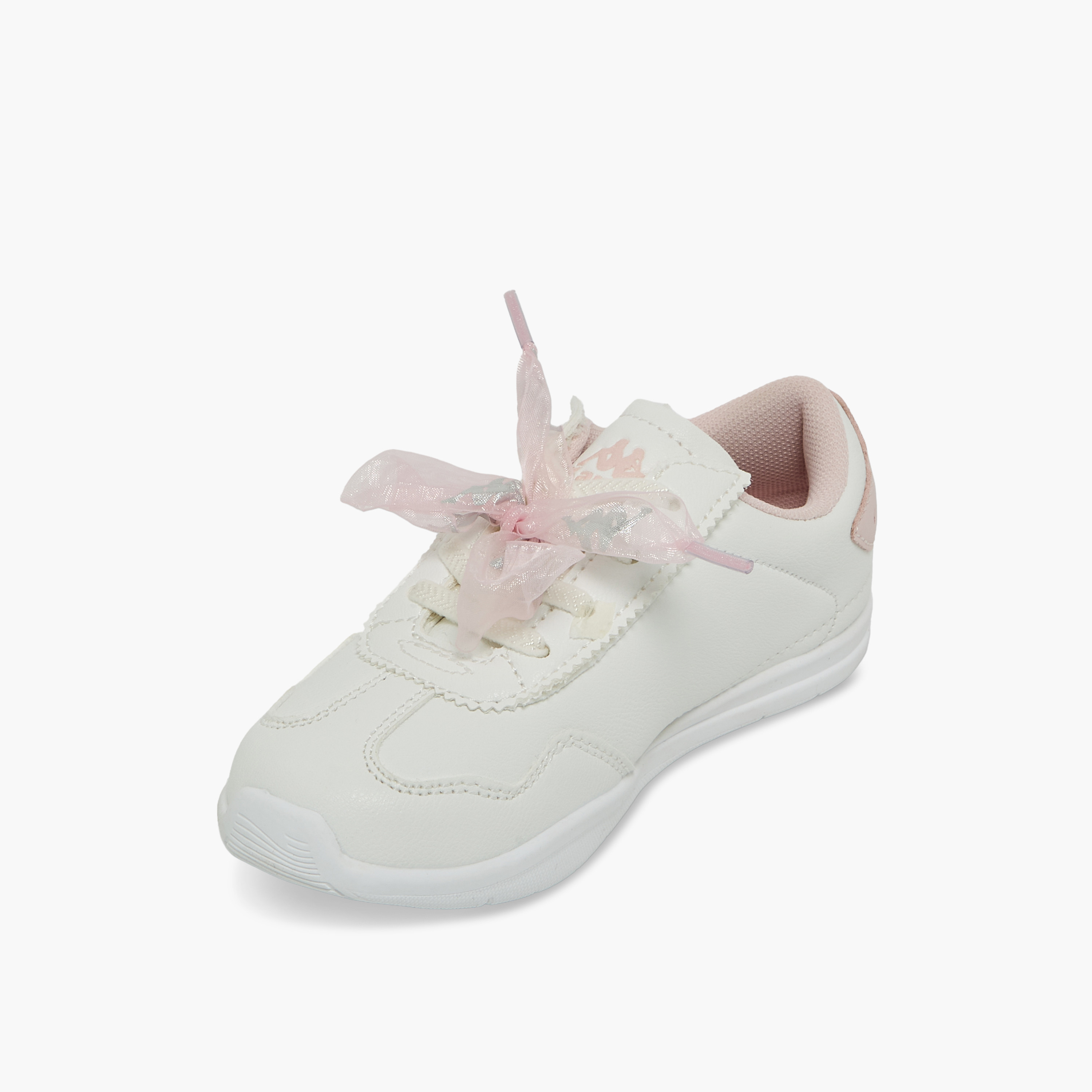 Kappa Girls Bow Lace-Up Ankle Sneakers-girls-shoes-sneakers-image-4