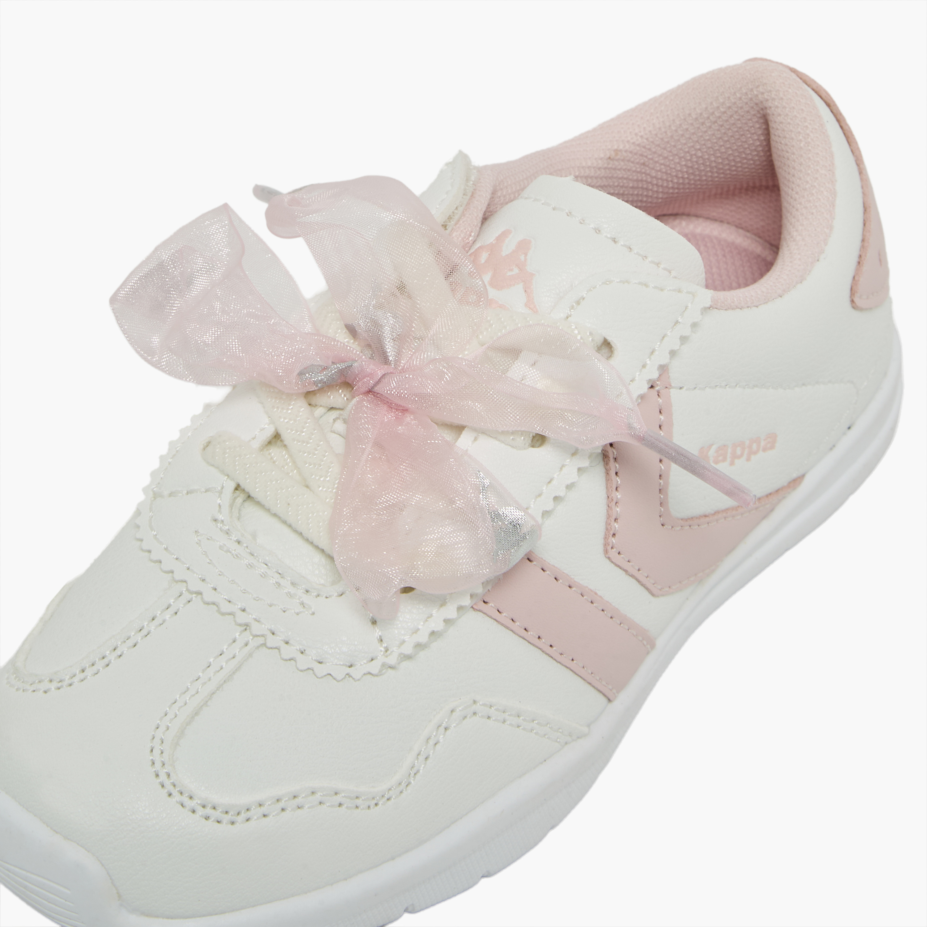Kappa Girls Bow Lace-Up Ankle Sneakers-girls-shoes-sneakers-image-7