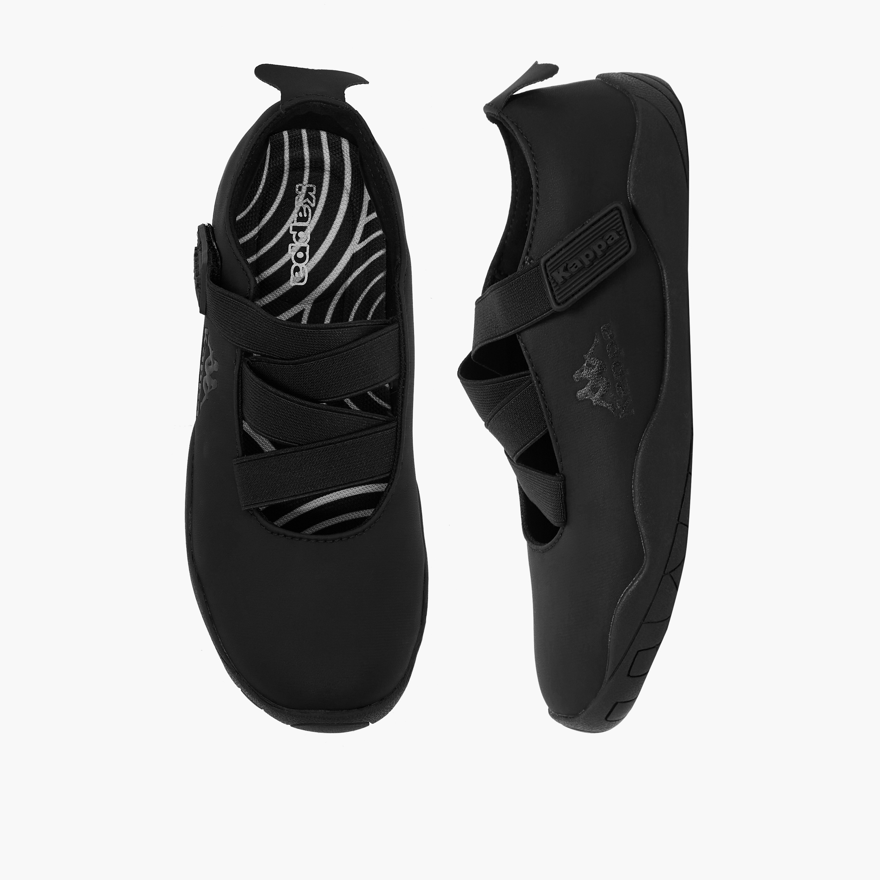 Kappa Girls Elasticated Strap Sneakerina Shoes-girls-shoes-sneakers-image-1