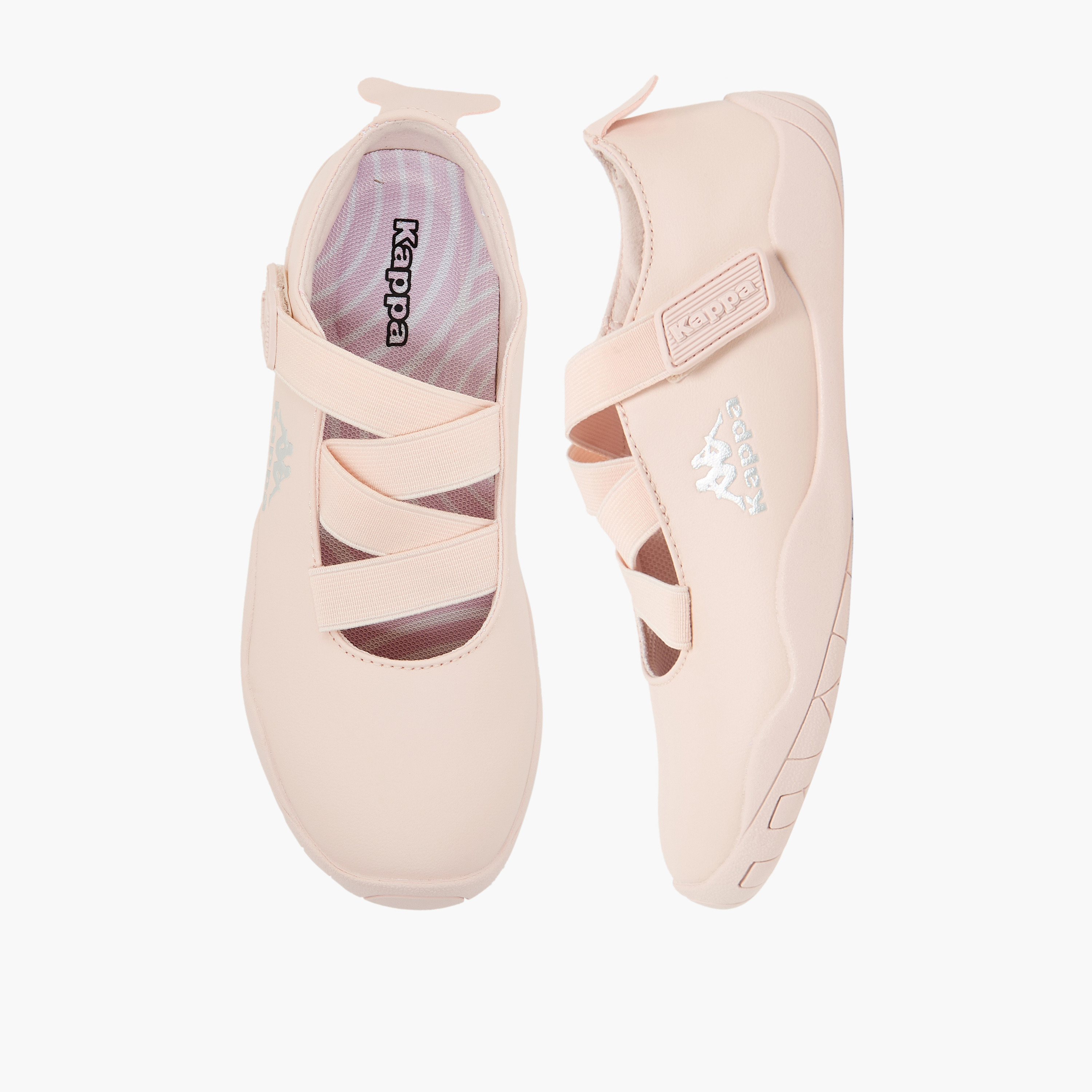 Kappa Girls Elasticated Strap Sneakerina Shoes-girls-shoes-sneakers-image-1