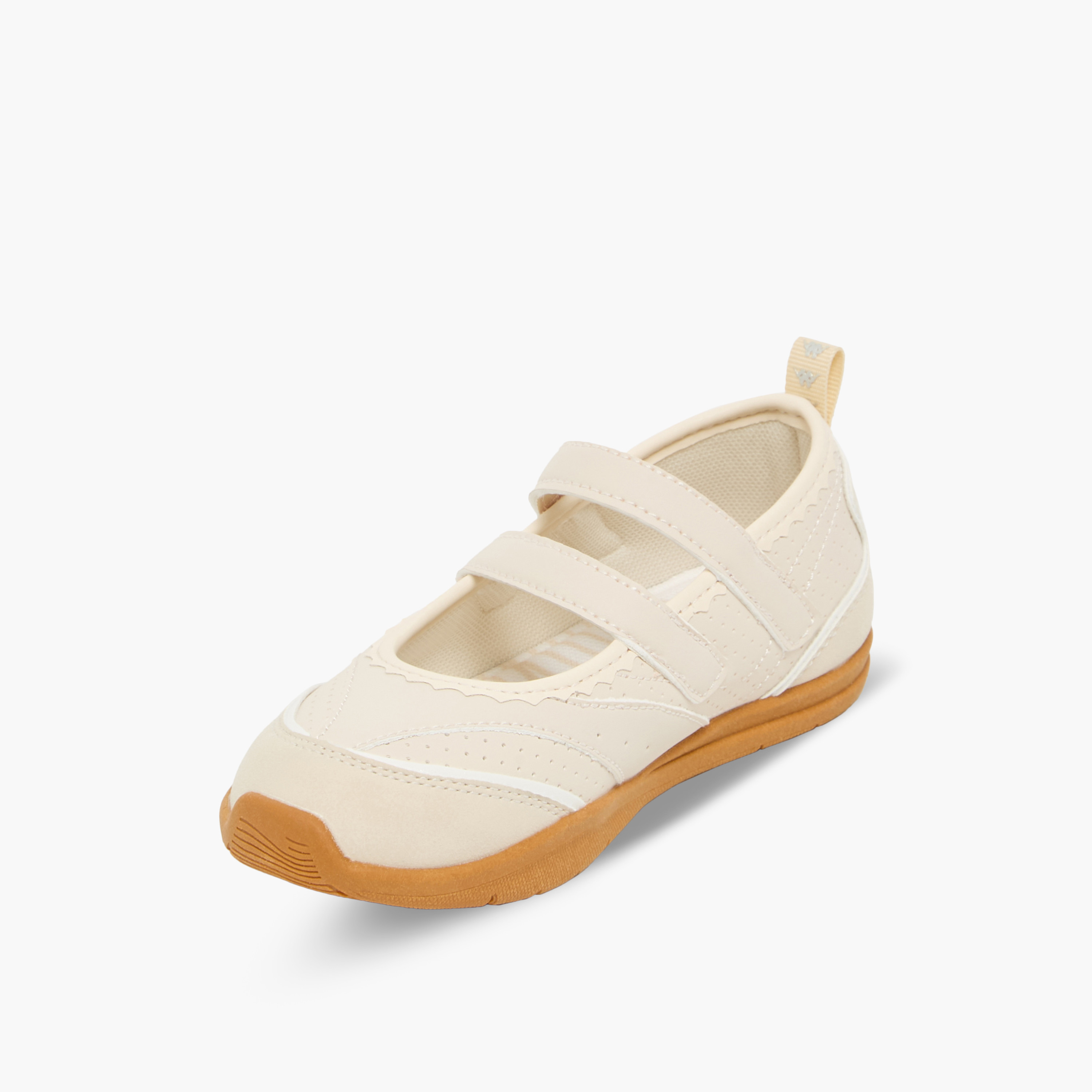 Kappa Girls Panelled Hook & Loop Sneakerina Shoes-girls-shoes-maryjanes-image-4
