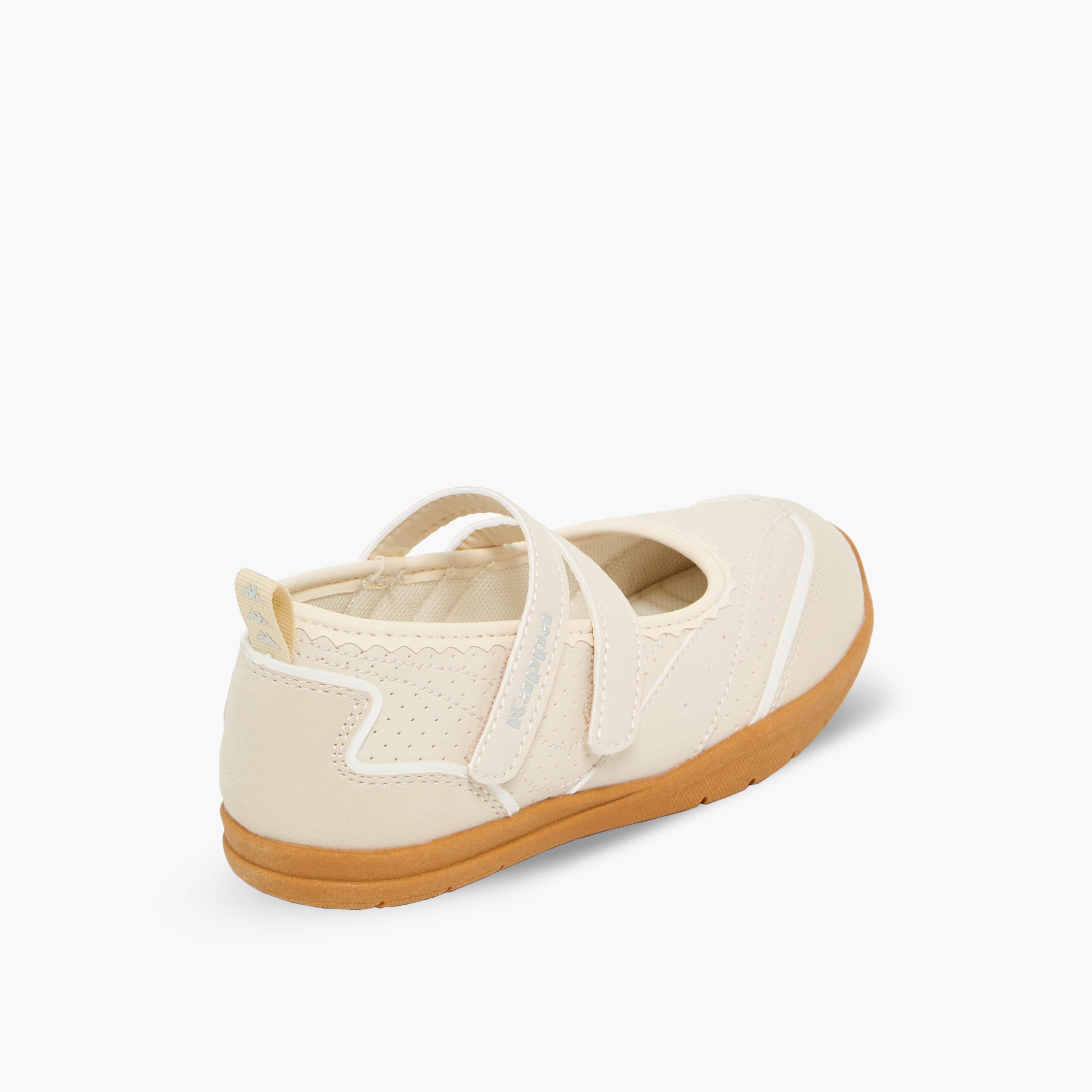 Kappa Girls Panelled Hook & Loop Sneakerina Shoes-girls-shoes-maryjanes-image-6