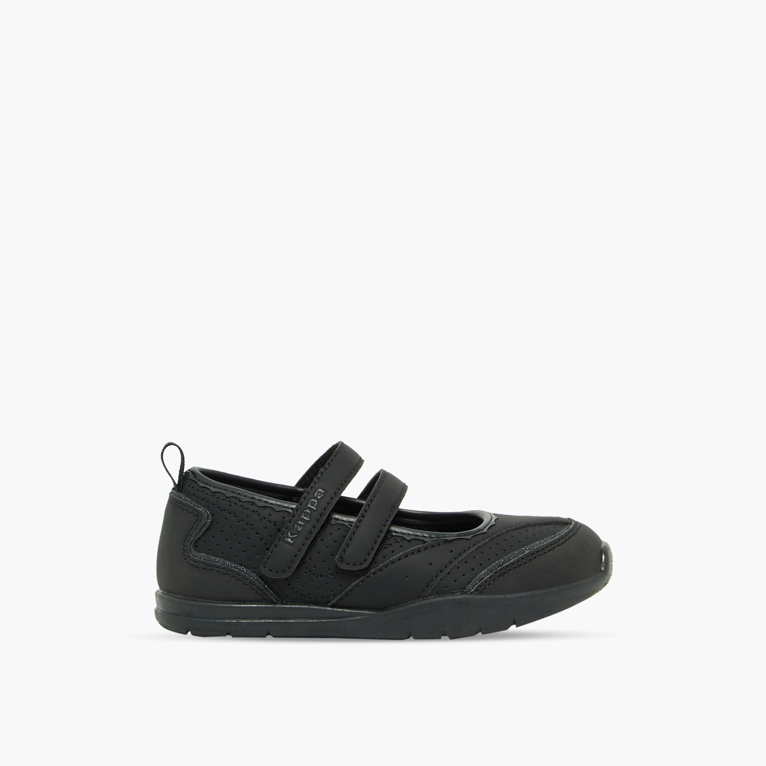 Kappa Girls Panelled Hook & Loop Sneakerina Shoes-girls-shoes-maryjanes-image-3