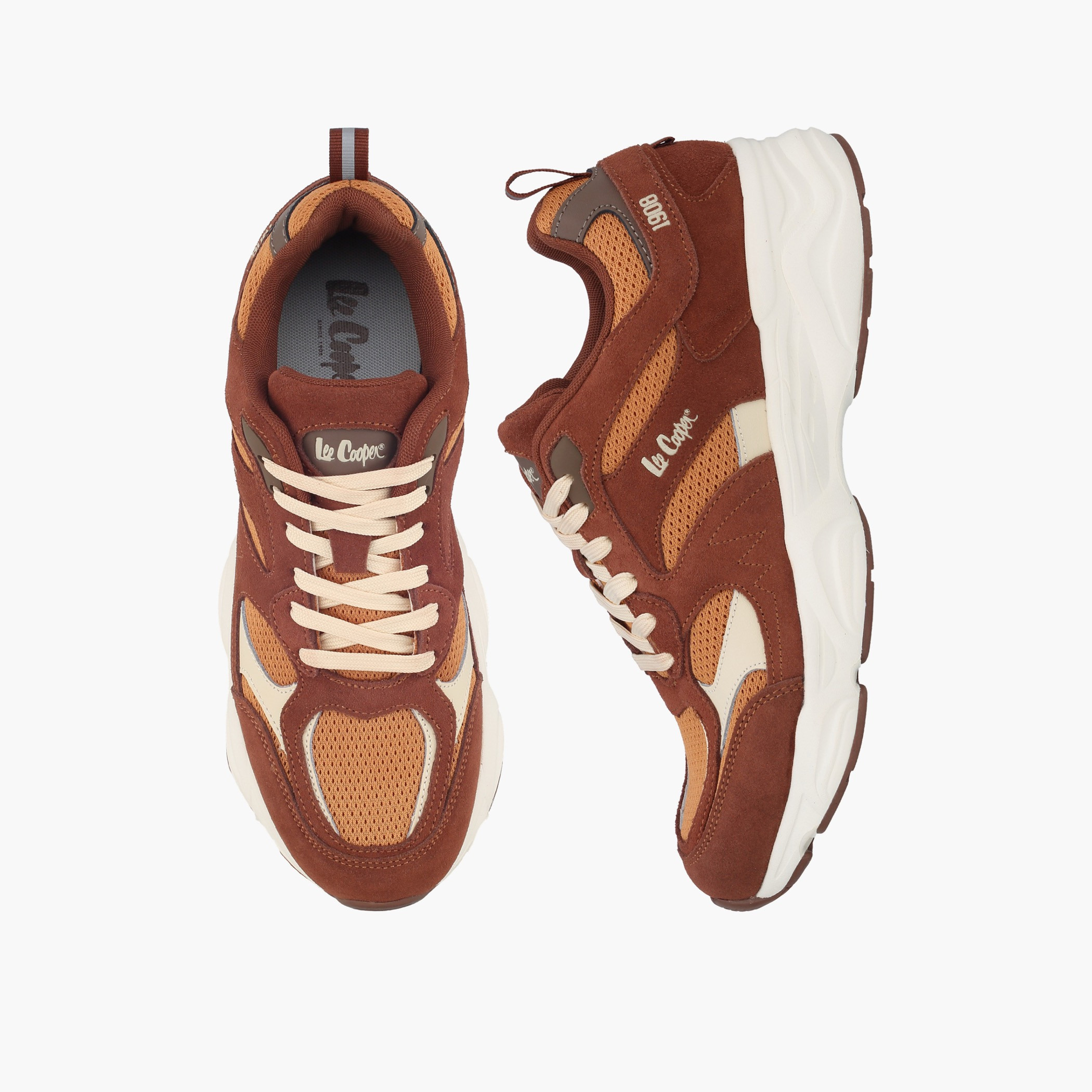 حذاء سنيكرز بارز الملمس برباط للرجال من لي كوبر-men-shoes-sneakers-image-1