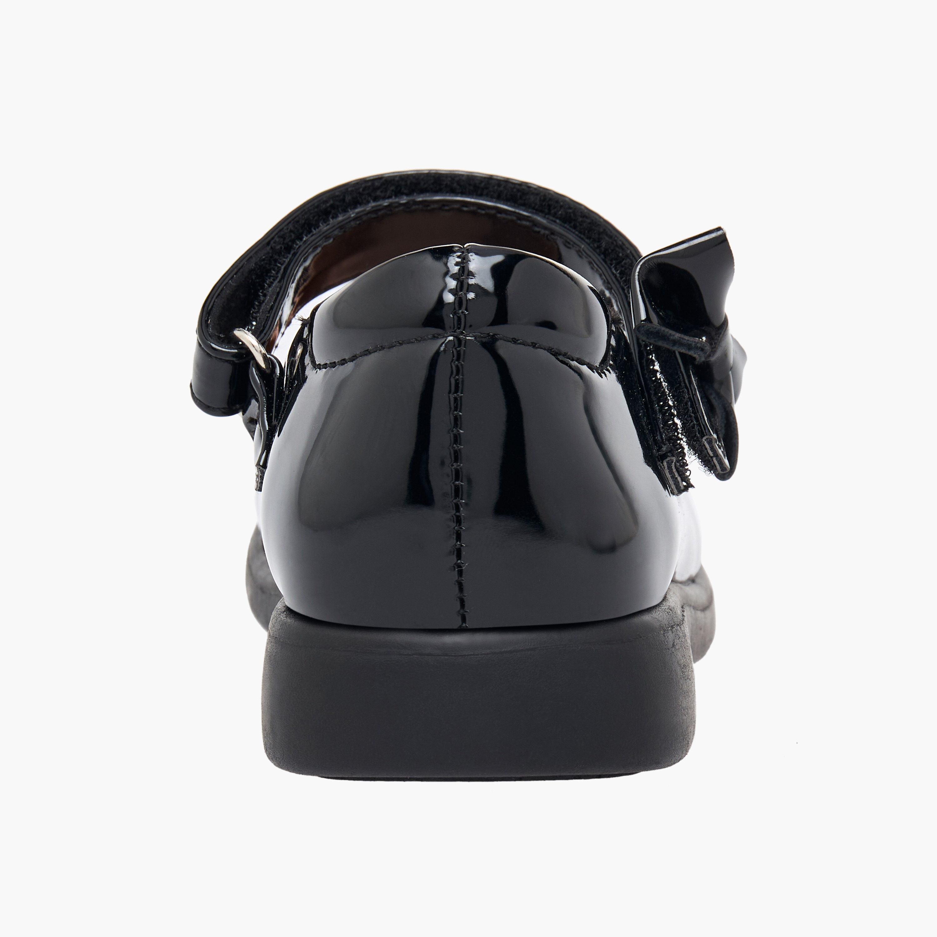 Flora Bella Girls Bow Accent Hook & Loop School Shoes-girls-shoes-schoolshoes-image-9