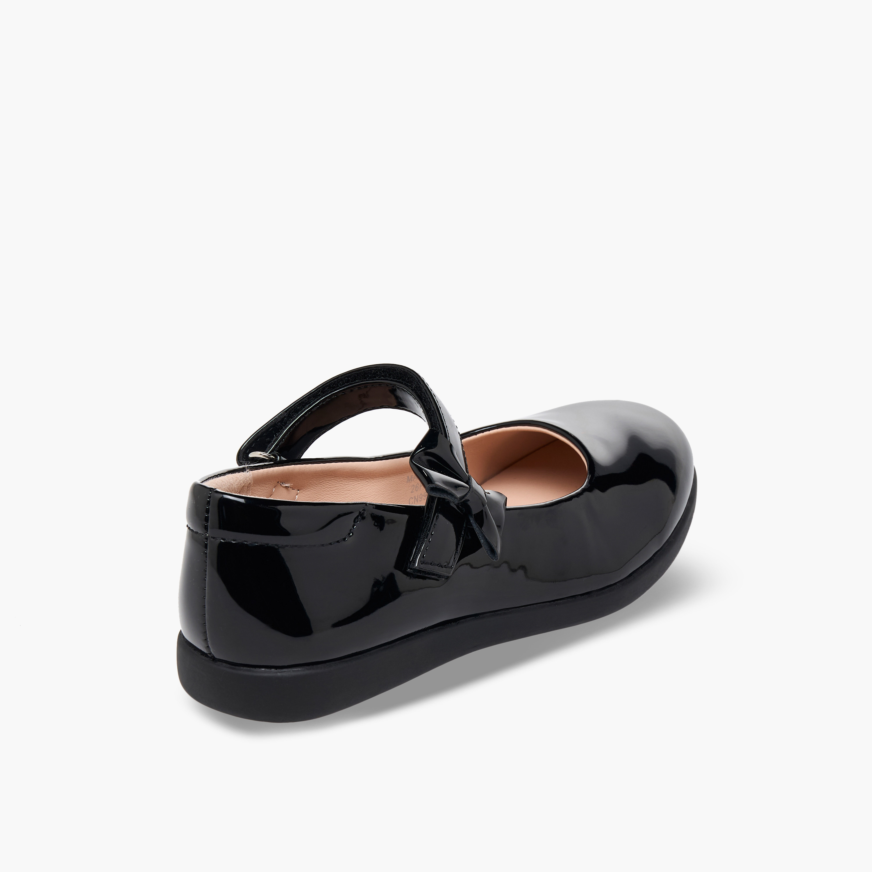 حذاء مدرسية للبنات بشريط إغلاق لاصق من فلورا بيلا-girls-shoes-maryjanes-image-4