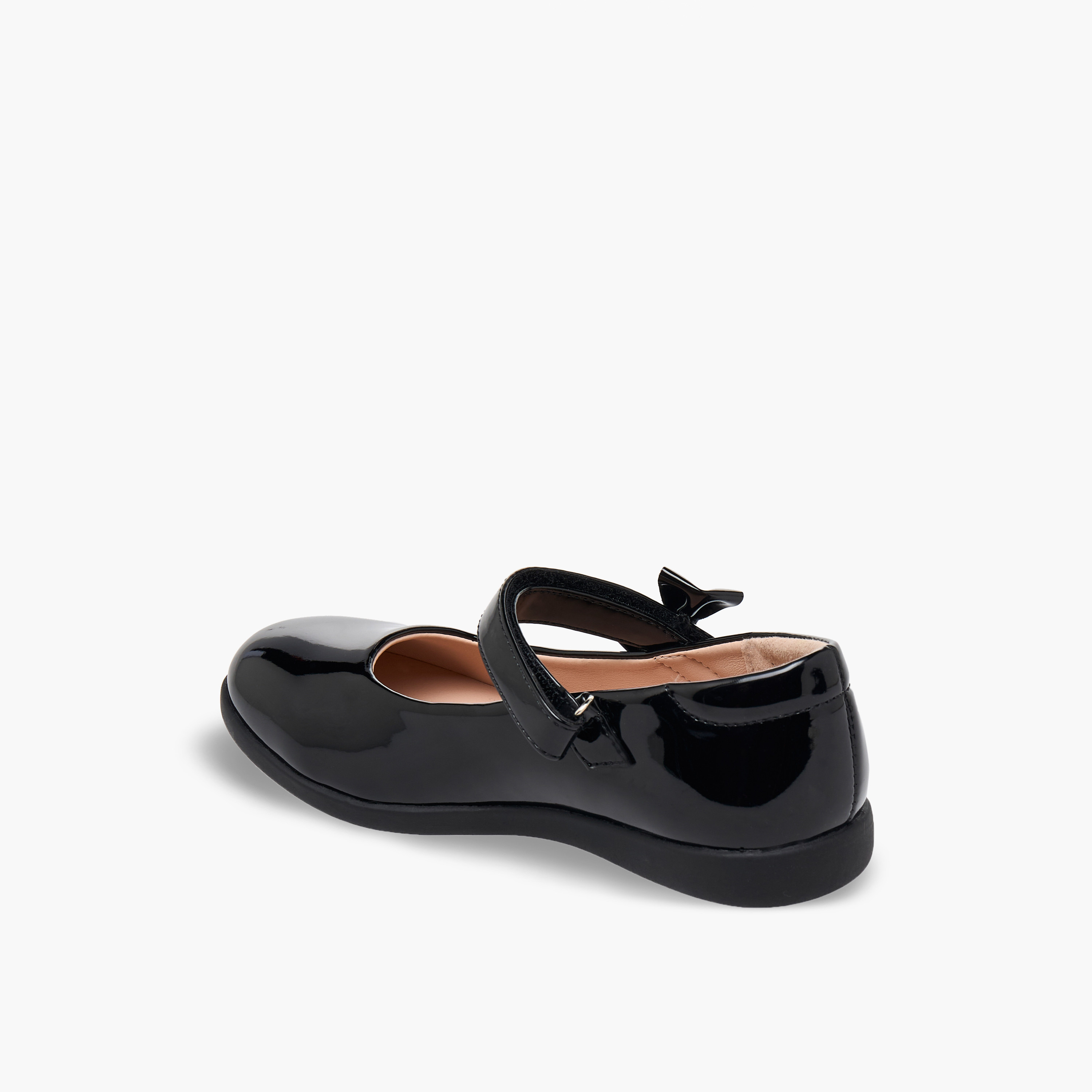 حذاء مدرسية للبنات بشريط إغلاق لاصق من فلورا بيلا-girls-shoes-maryjanes-image-6