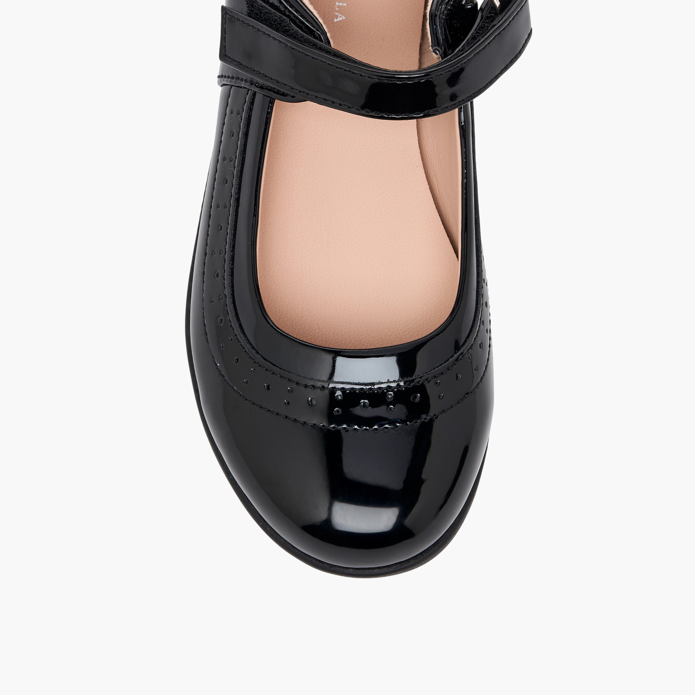 حذاء مدرسي بشريط لاصق للبنات من فلورا بيلا-girls-shoes-maryjanes-image-7
