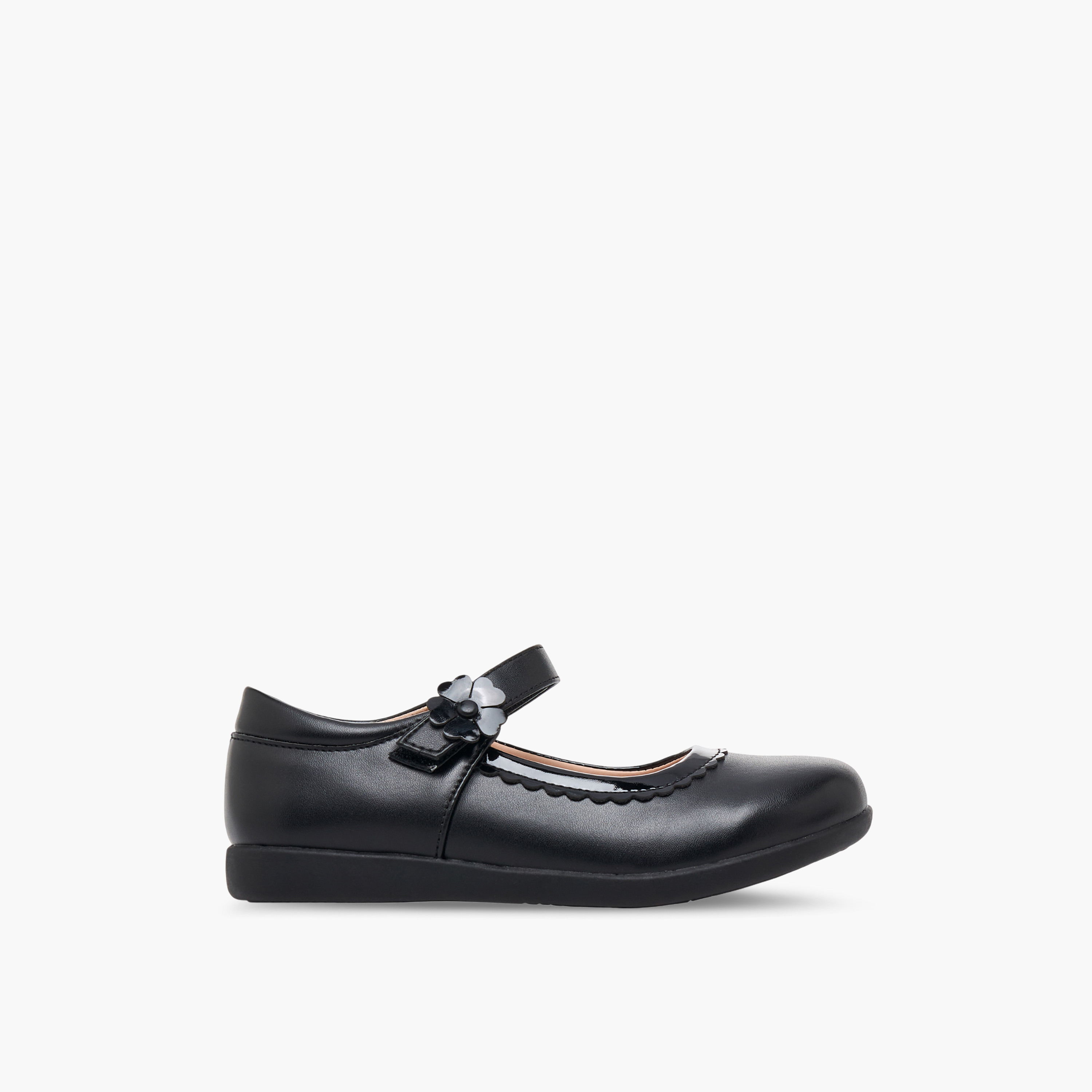حذاء مدرسي بشريط لاصق للبنات من فلورا بيلا-girls-shoes-maryjanes-image-3