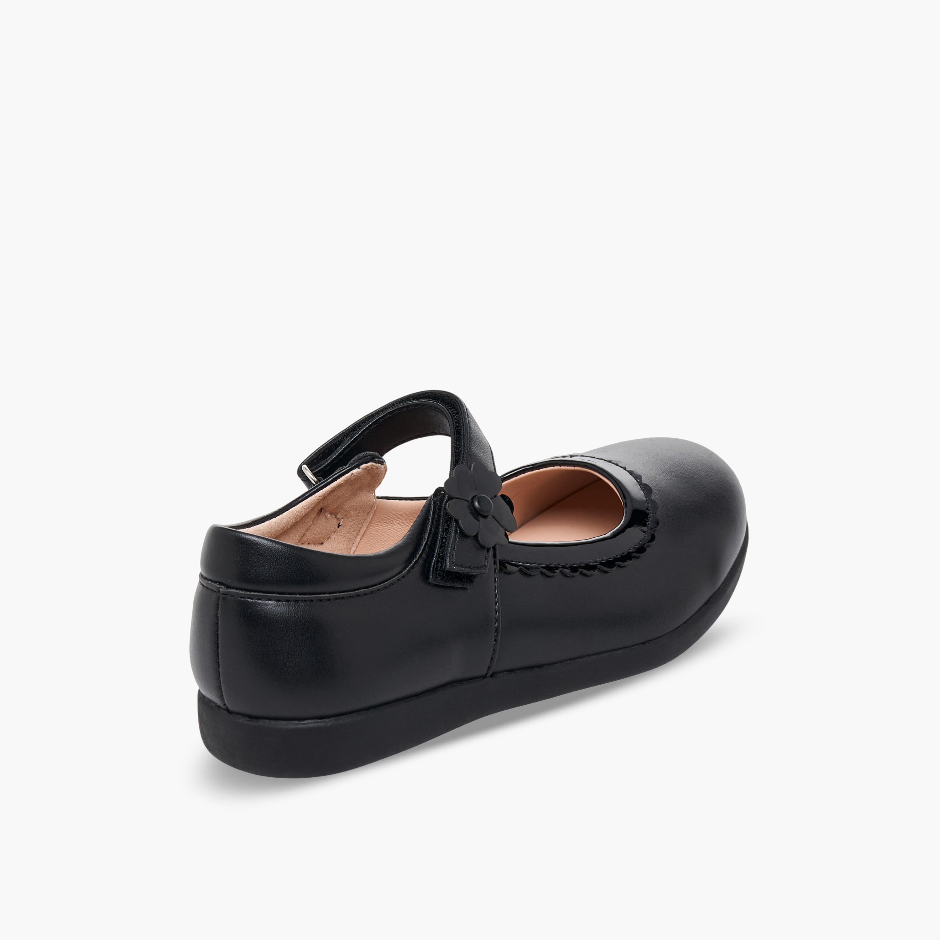 Flora Bella Girls Hook & Loop School Shoes-girls-shoes-maryjanes-image-6