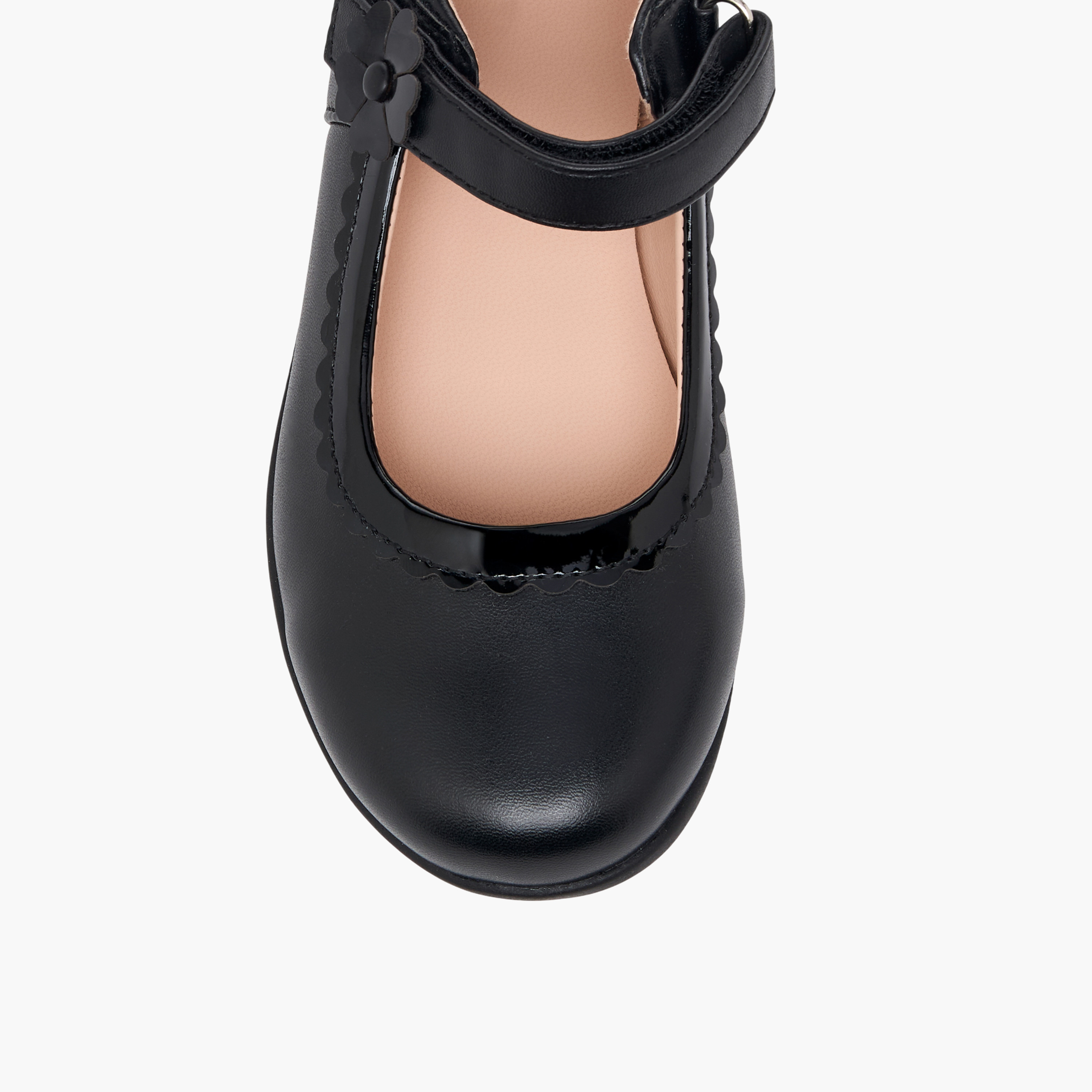 Flora Bella Girls Hook & Loop School Shoes-girls-shoes-maryjanes-image-7