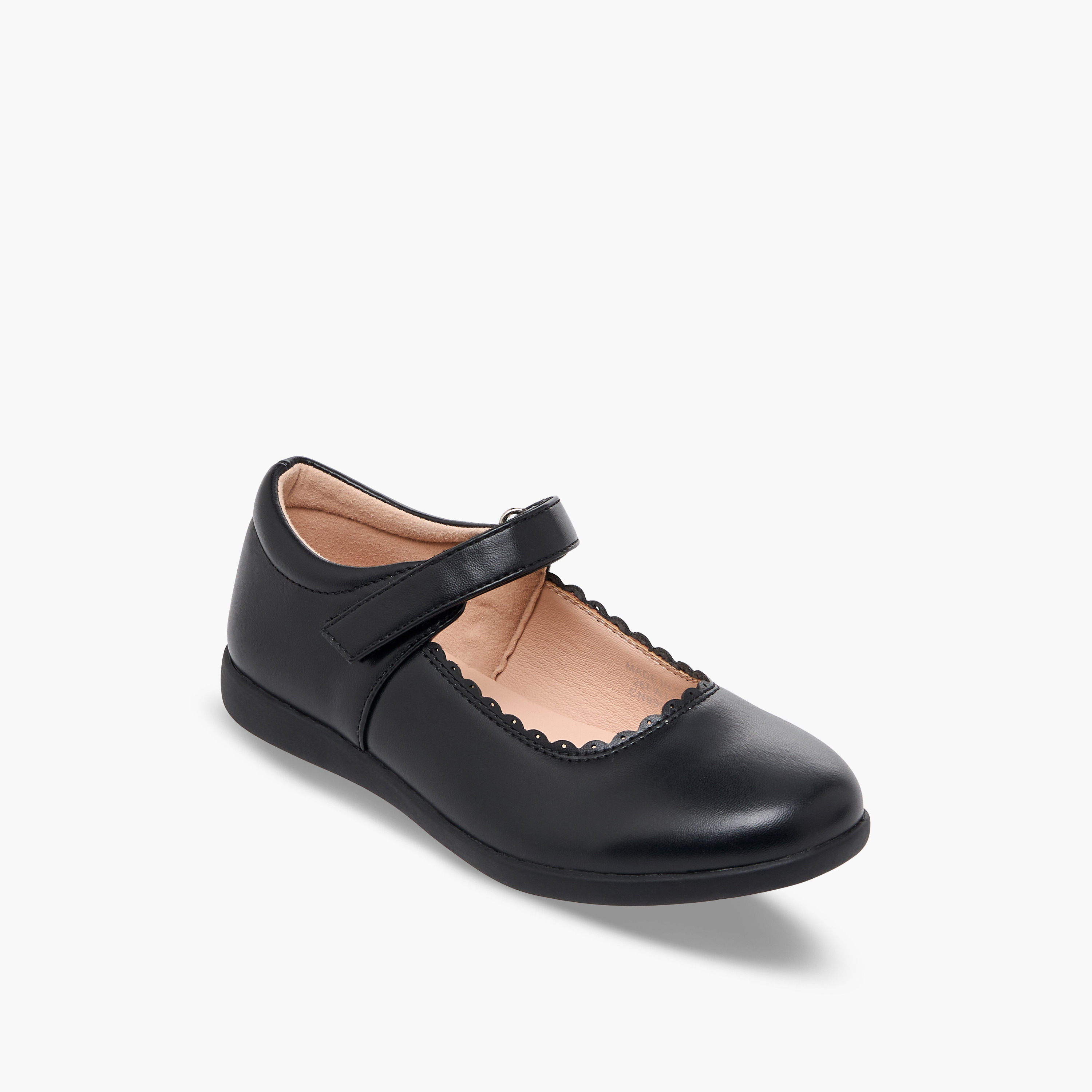 حذاء ماري جين مدرسي بشريط إغلاق لاصق للبنات من فلورا بيلا-girls-shoes-maryjanes-image-2