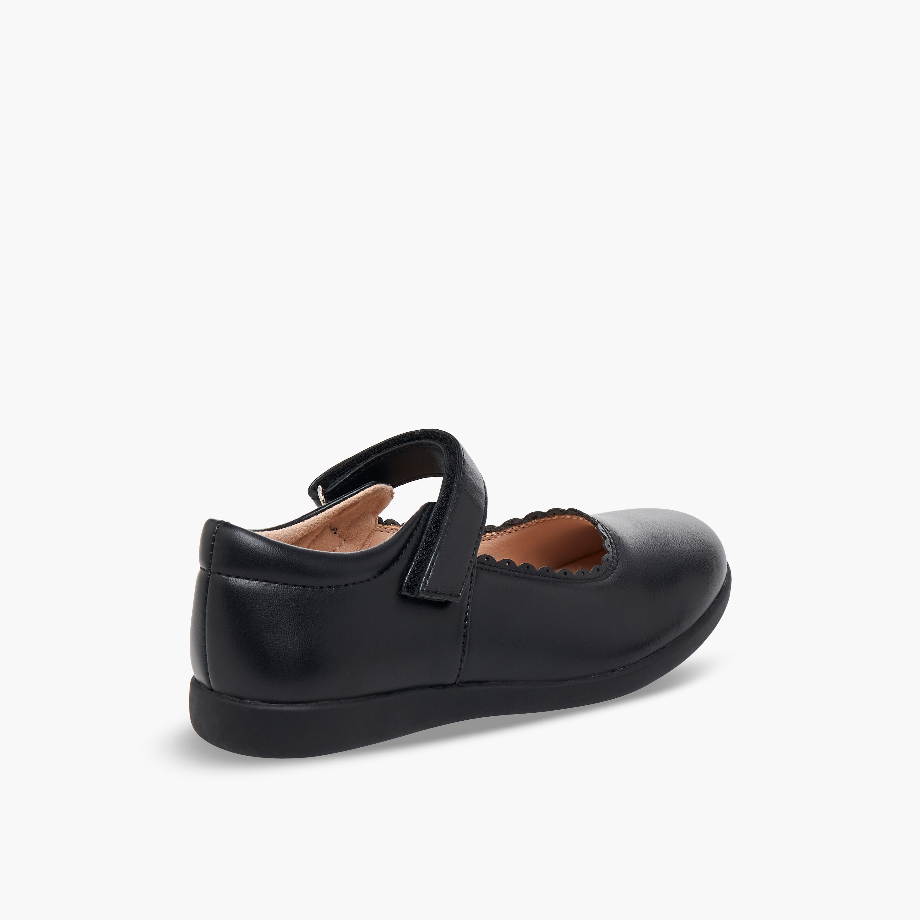 حذاء ماري جين مدرسي بشريط إغلاق لاصق للبنات من فلورا بيلا-girls-shoes-maryjanes-image-6