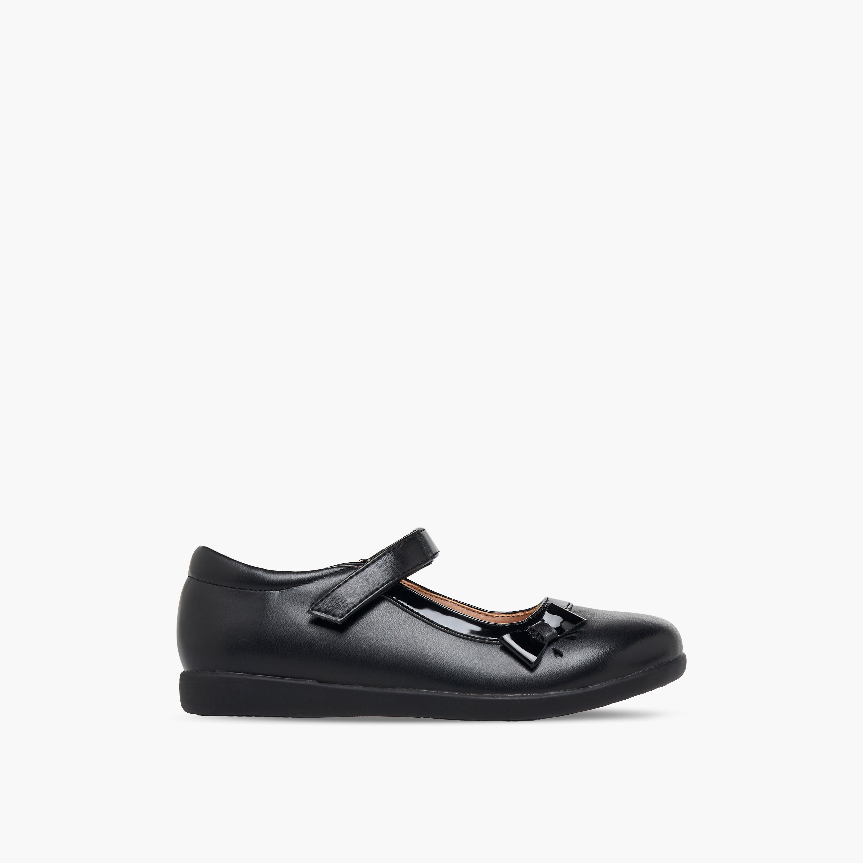Flora Bella Girls Hook & Loop School Shoes-girls-shoes-maryjanes-image-3