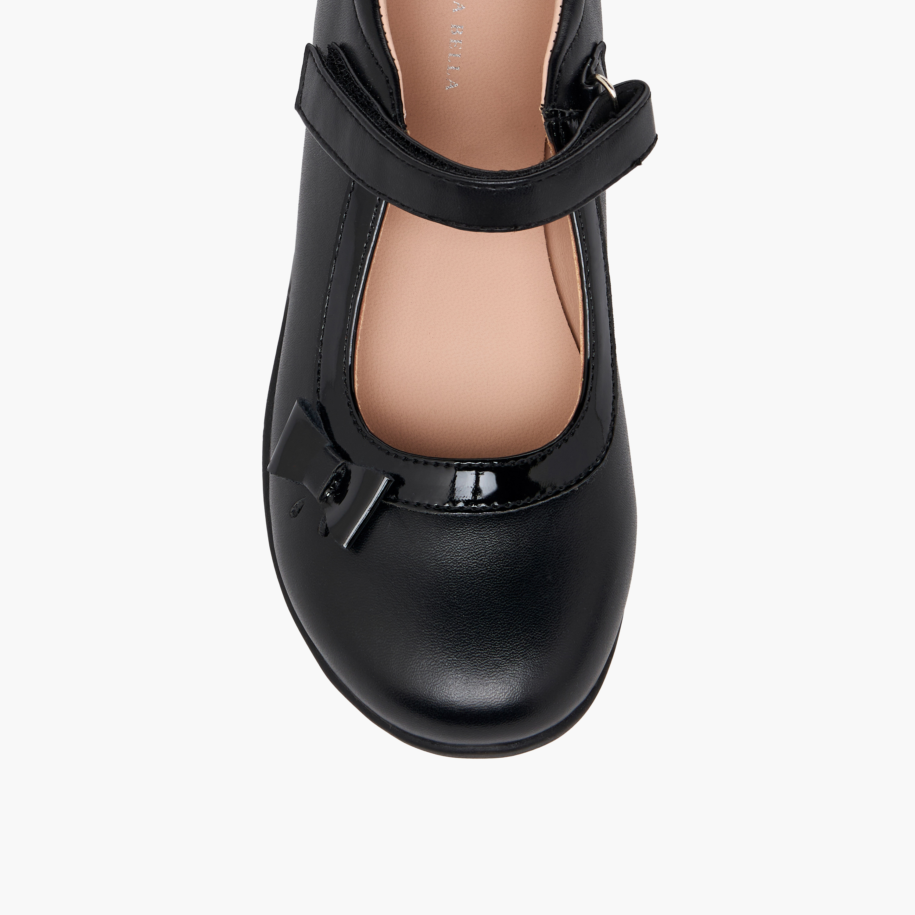 Flora Bella Girls Hook & Loop School Shoes-girls-shoes-maryjanes-image-7