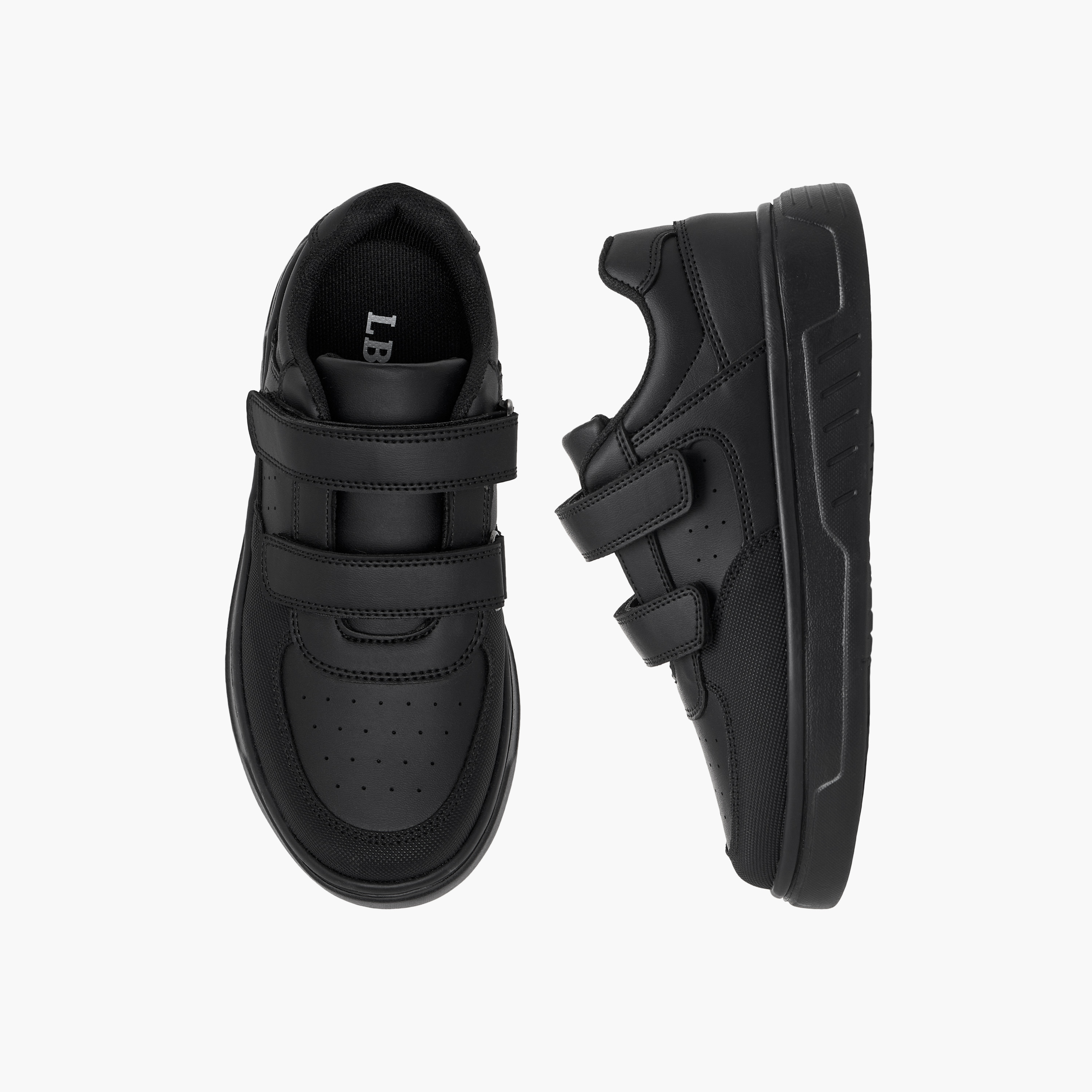 حذاء مدرسي بشريط إغلاق لاصق للأطفال من إل بي إل من شوإكسبريس-boys-shoes-schoolshoes-image-1