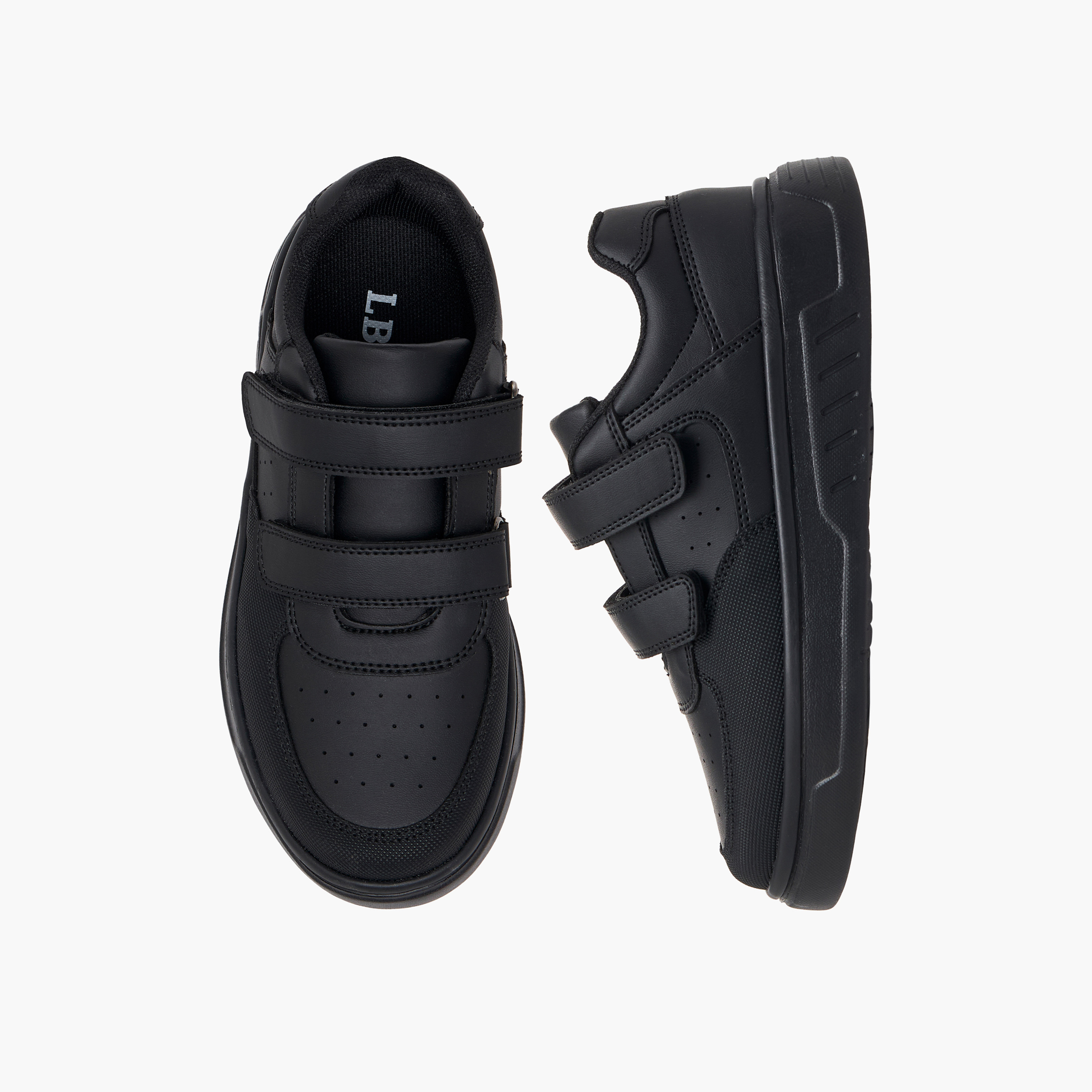 LBL by Shoexpress Boys Hook & Loop School Shoes-boys-shoes-schoolshoes-image-1