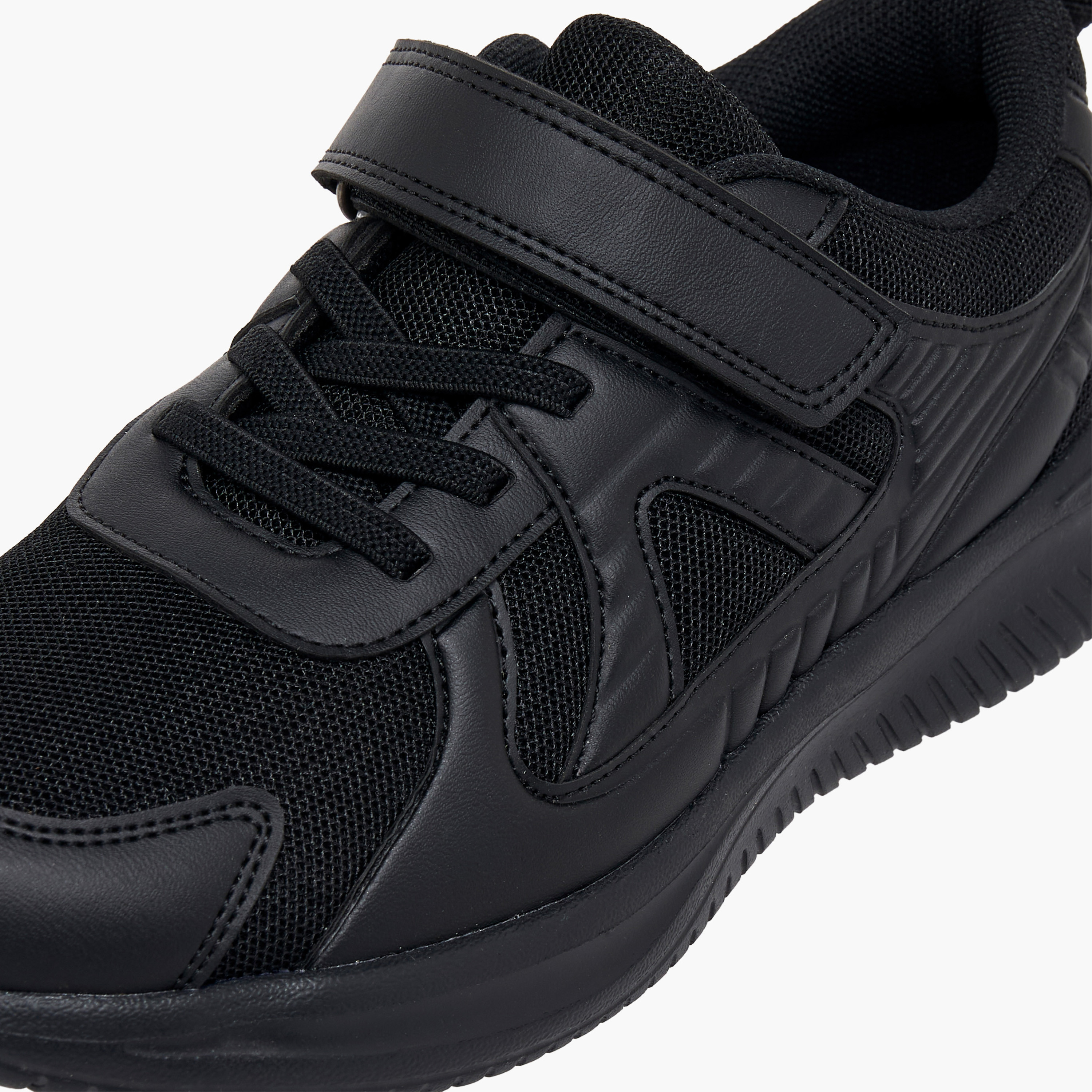حذاء مدرسي للأطفال بشريط إغلاق لاصق من إل بي إل من شو إكسبريس-boys-shoes-schoolshoes-image-7
