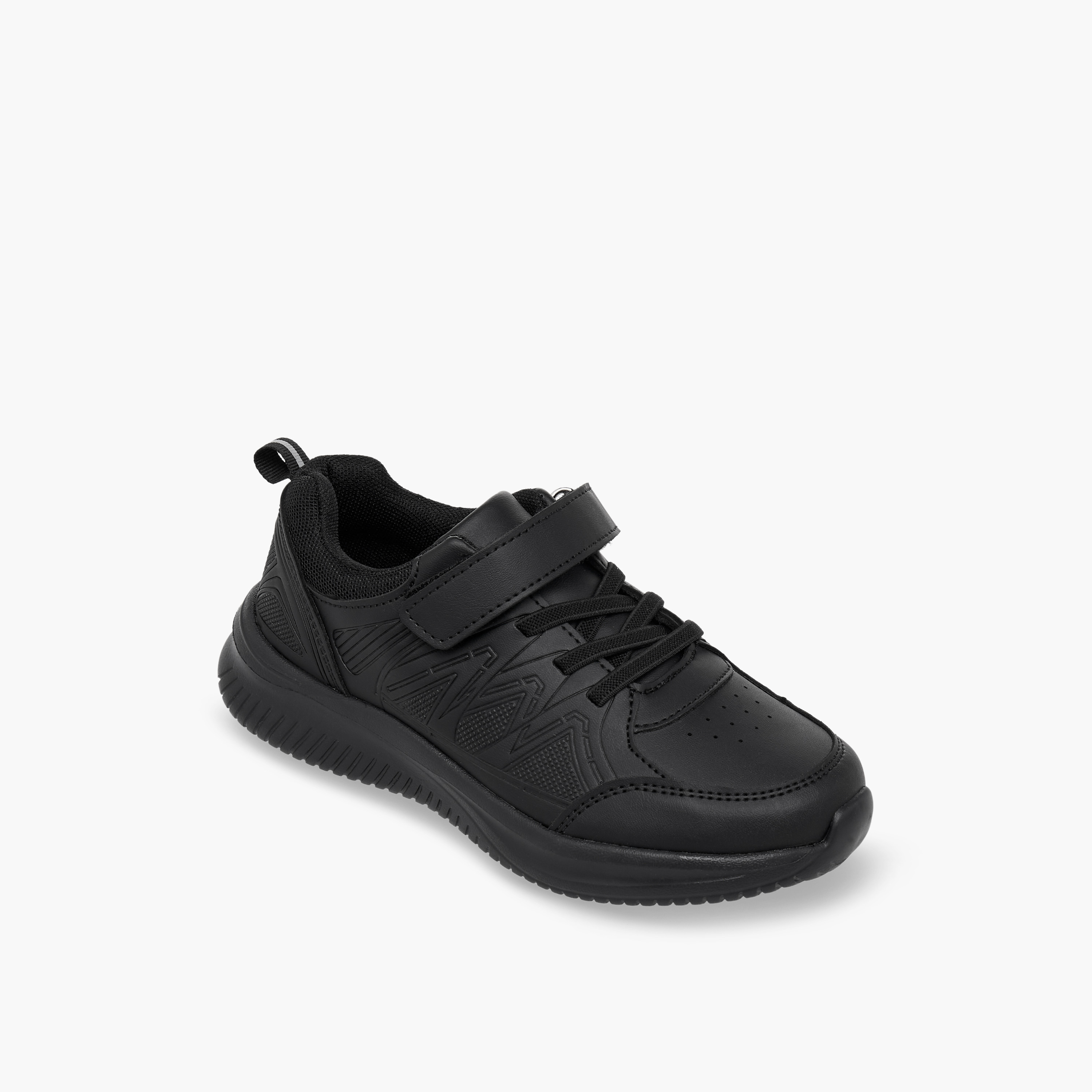 حذاء مدرسي بشريط إغلاق للأطفال من أل بي أل من شو إكسبريس-boys-shoes-schoolshoes-image-2