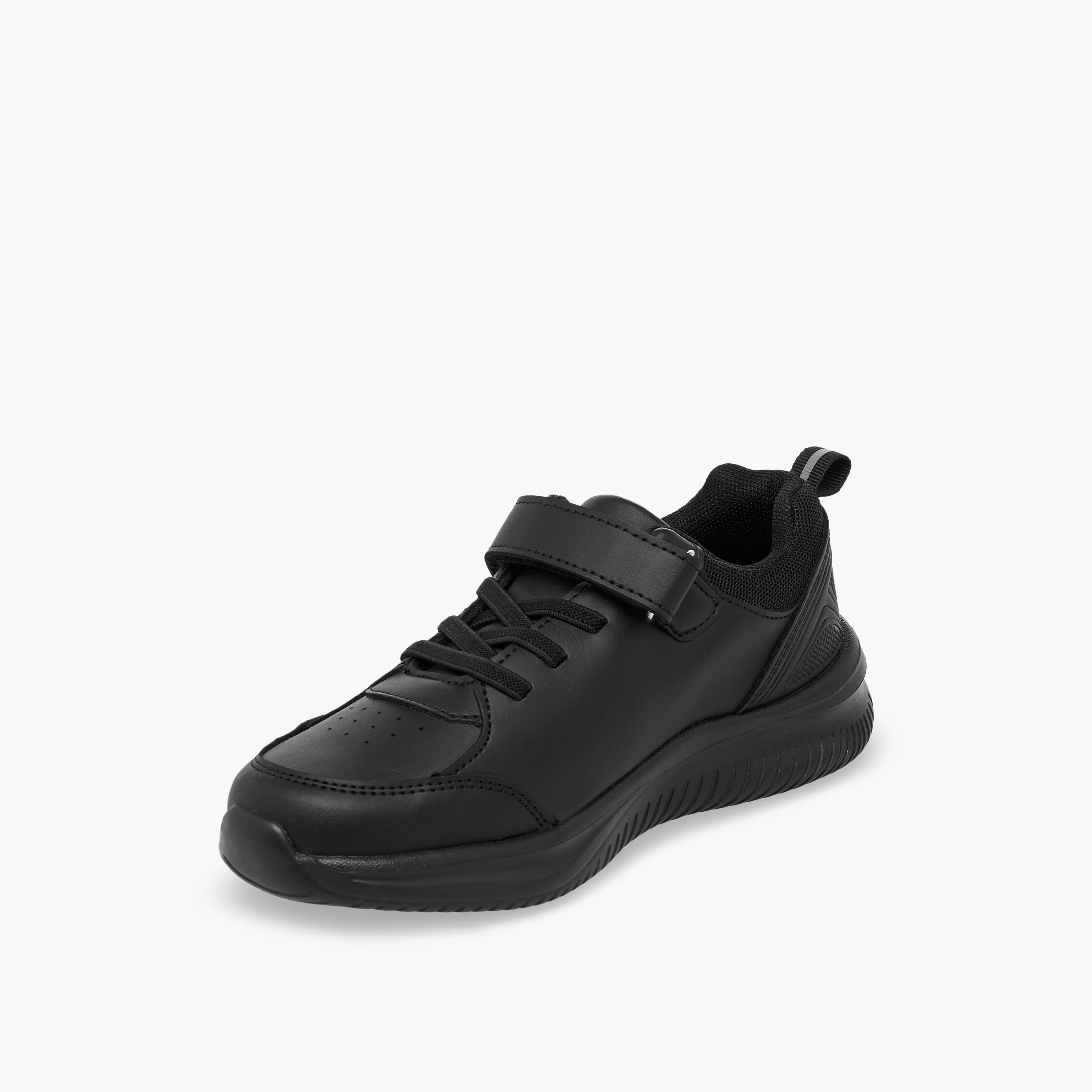 حذاء مدرسي بشريط إغلاق للأطفال من أل بي أل من شو إكسبريس-boys-shoes-schoolshoes-image-4