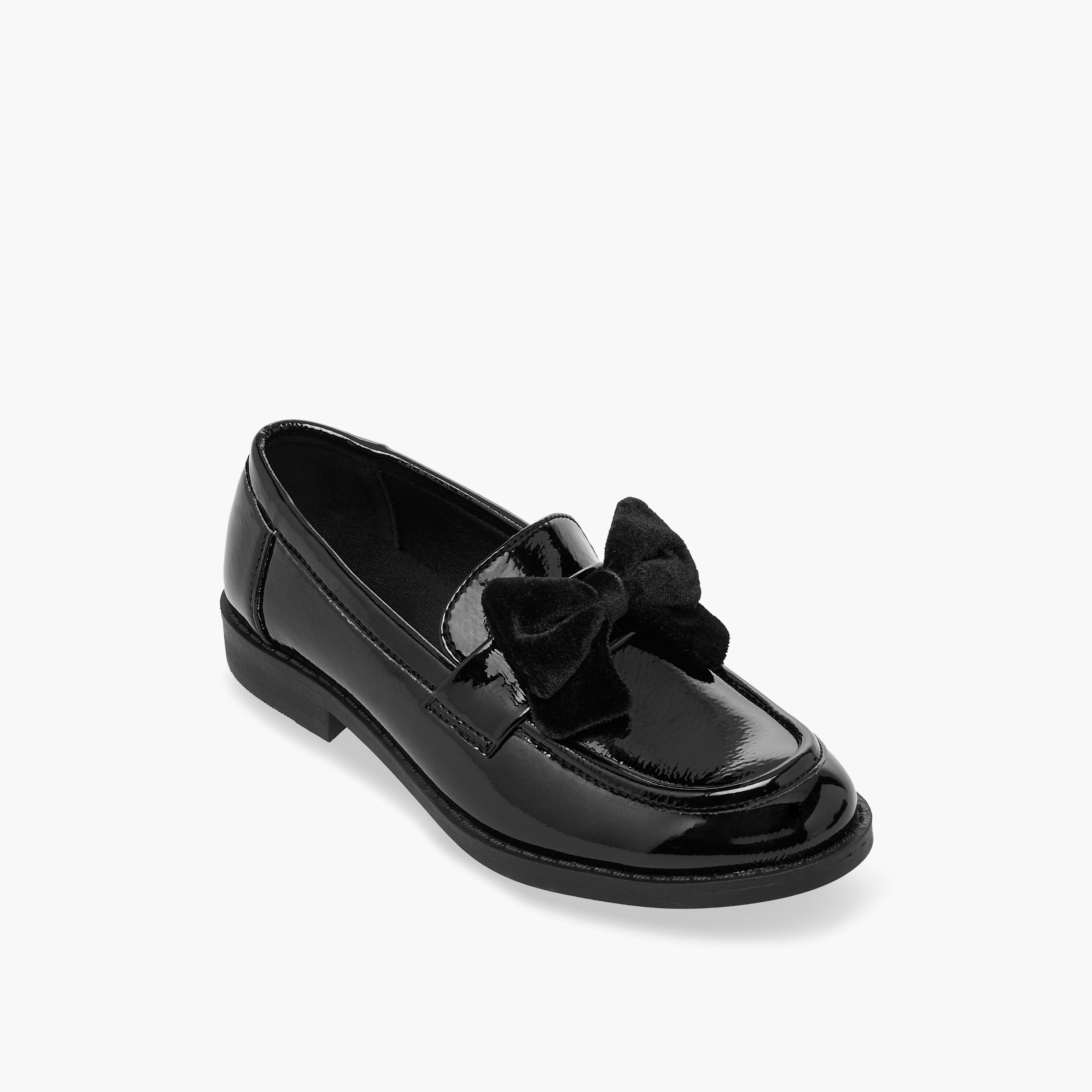 Flora Bella Girls Slip-On School Shoes-girls-shoes-schoolshoes-image-2