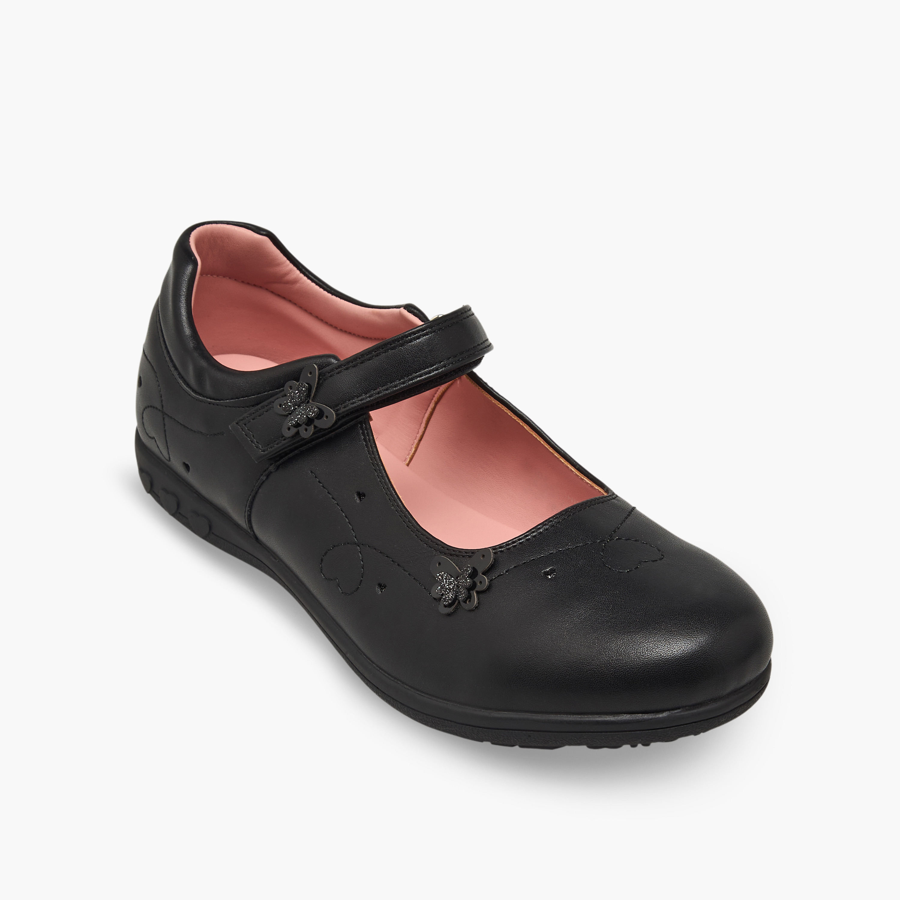 حذاء مدرسي مزين للفتيات من جونيورز-girls-shoes-maryjanes-image-2