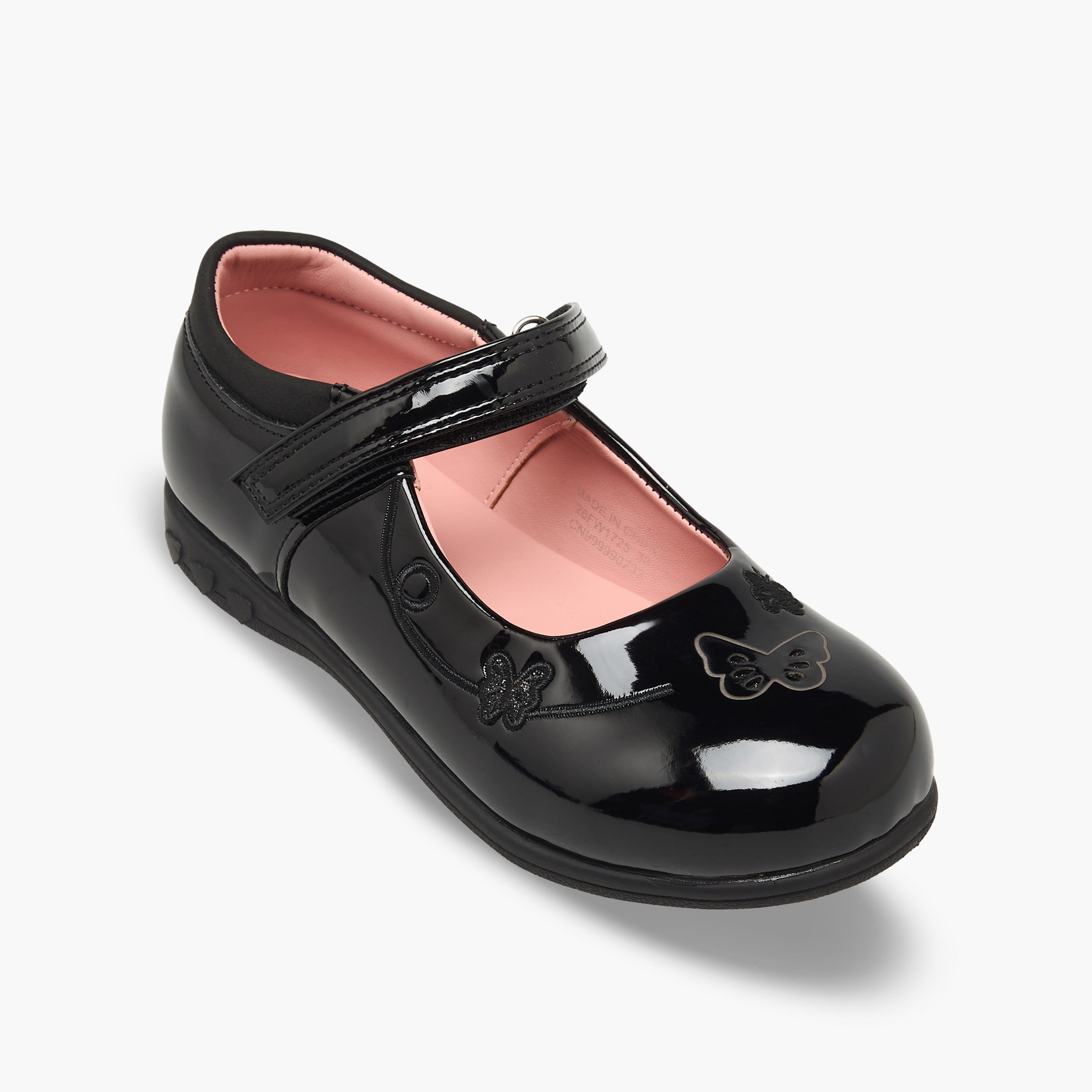 حذاء مدرسي بشريط إغلاق لاصق للبنات من جونيورز-girls-shoes-schoolshoes-image-2