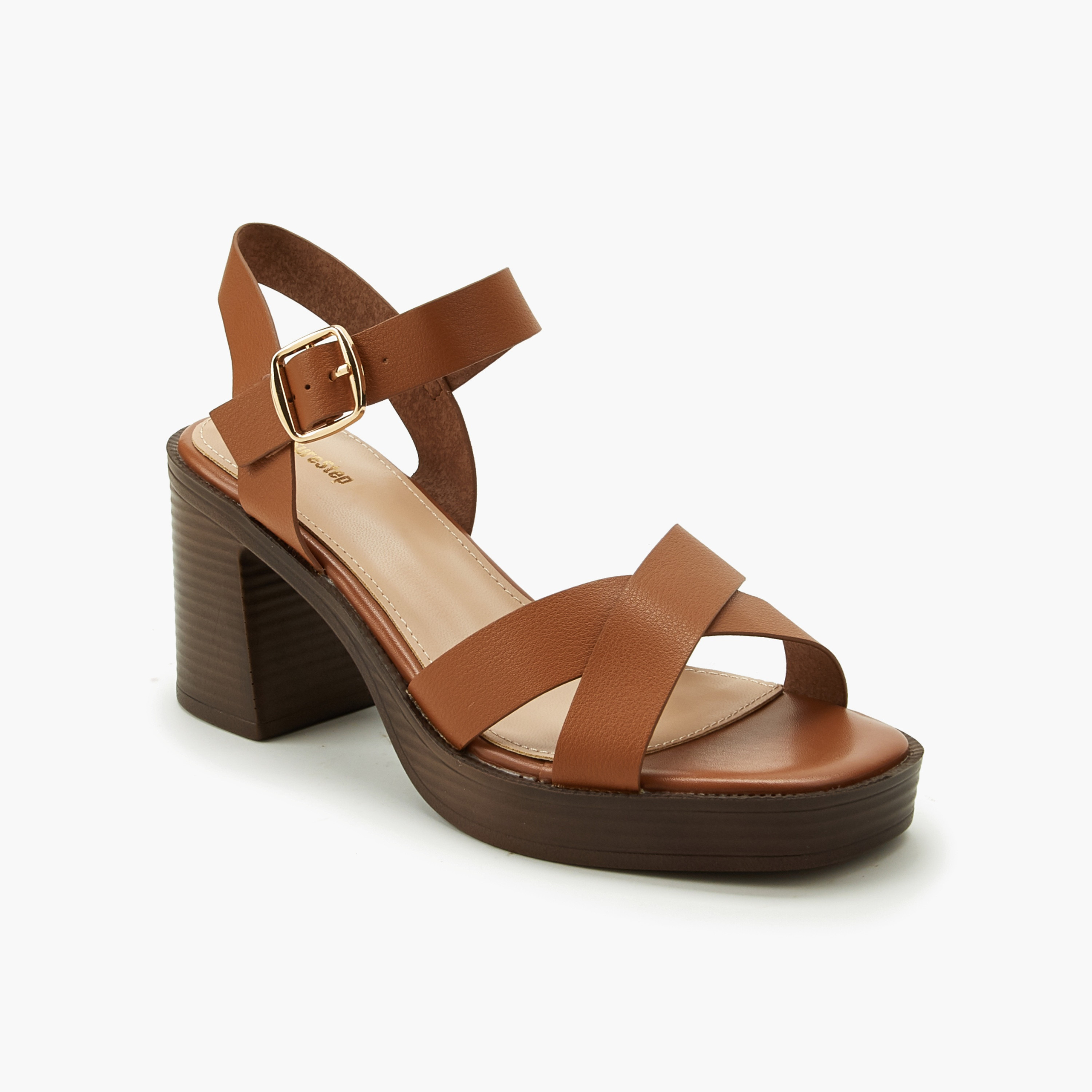 Surestep Women Cross Strap Block Sandals-women-shoes-sandals-heeled-image-2